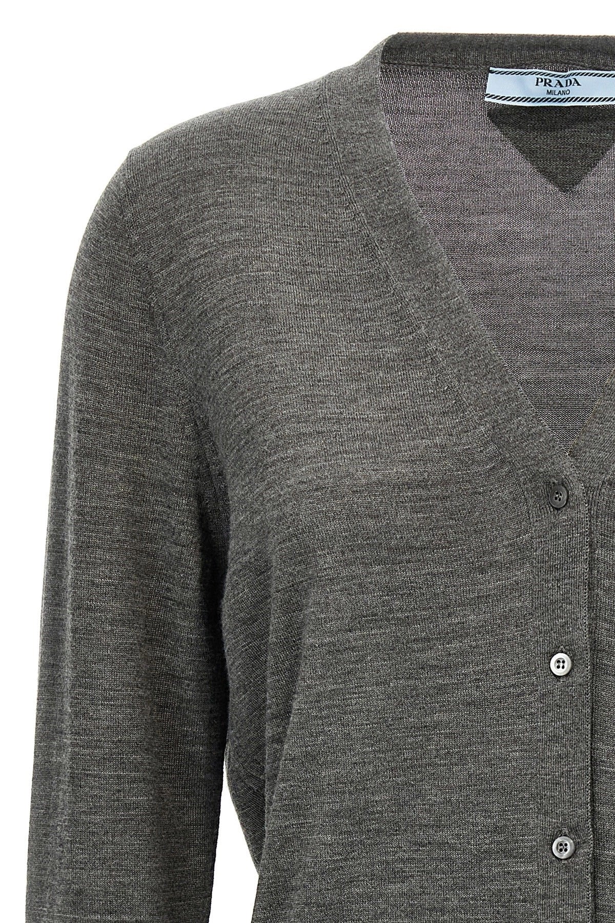 Prada Virgin Wool Cardigan