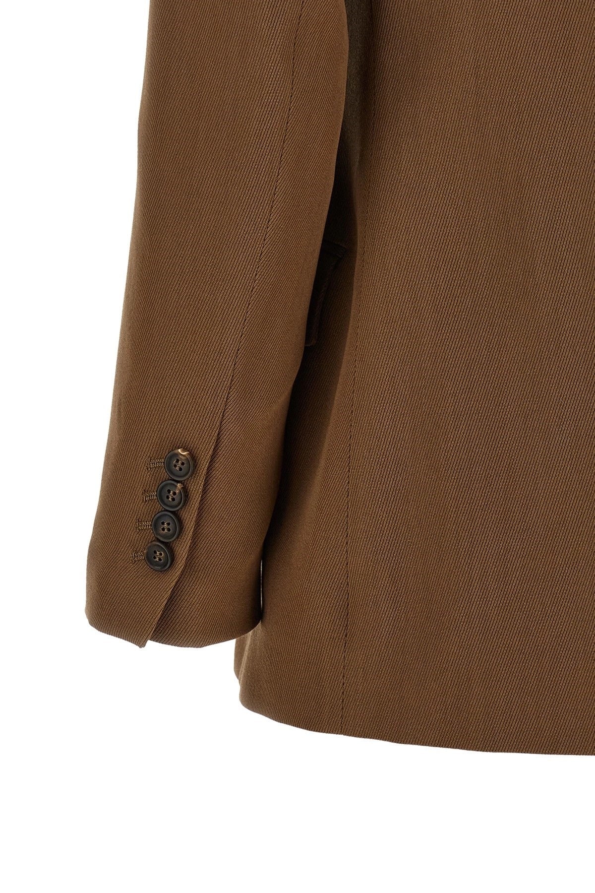 Brunello Cucinelli Double-Breasted Virgin Wool Blazer
