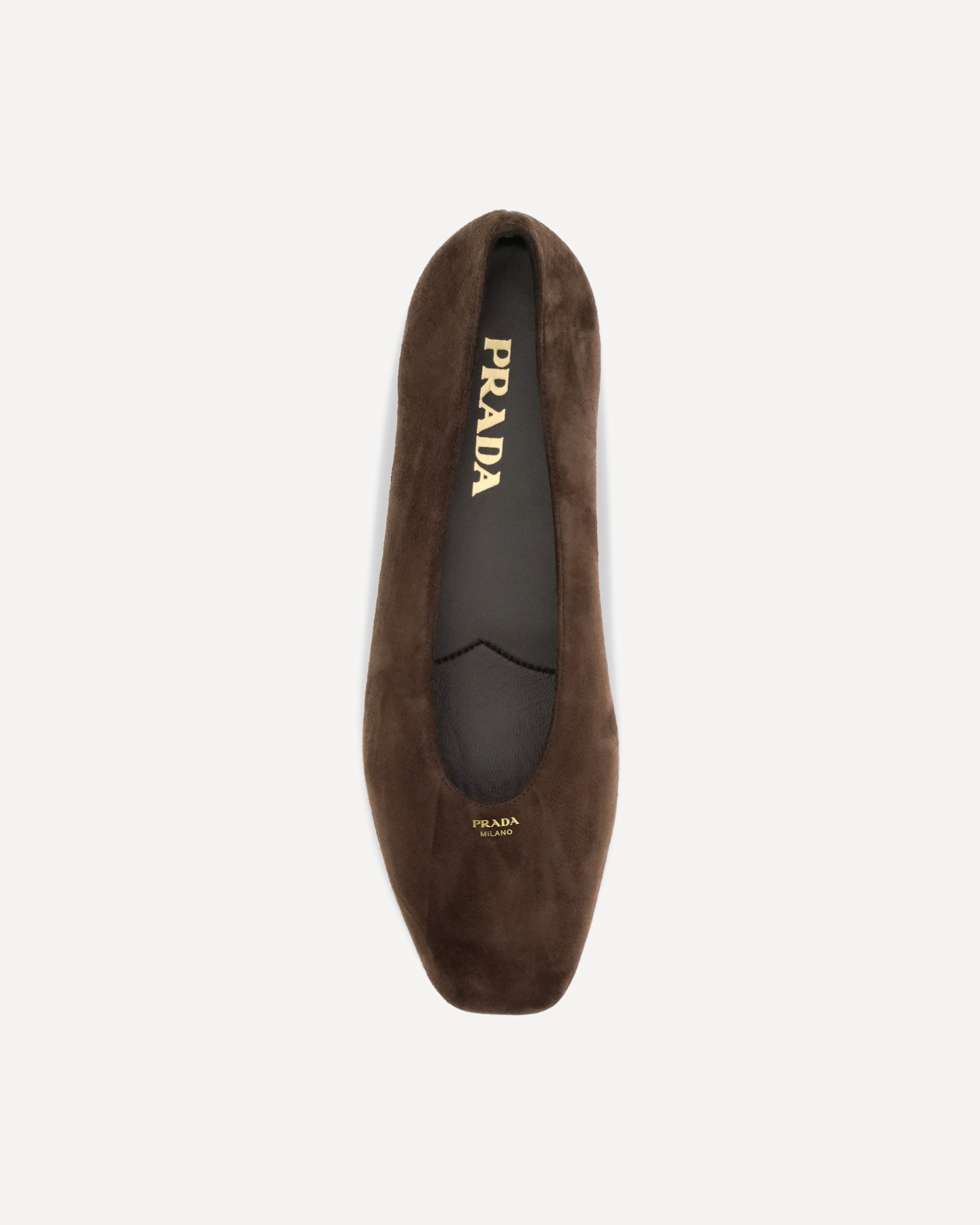 Prada Suede Leather Ballerinas