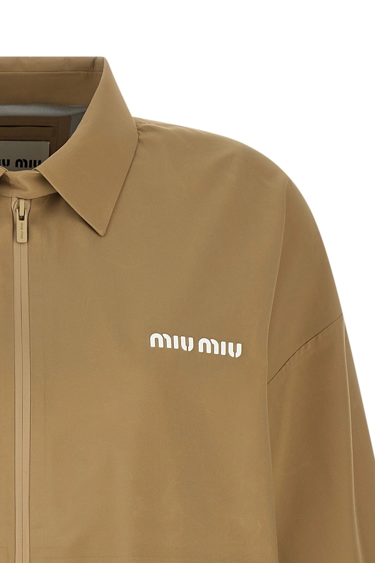 Miu Miu Tech Canvas Windbreaker