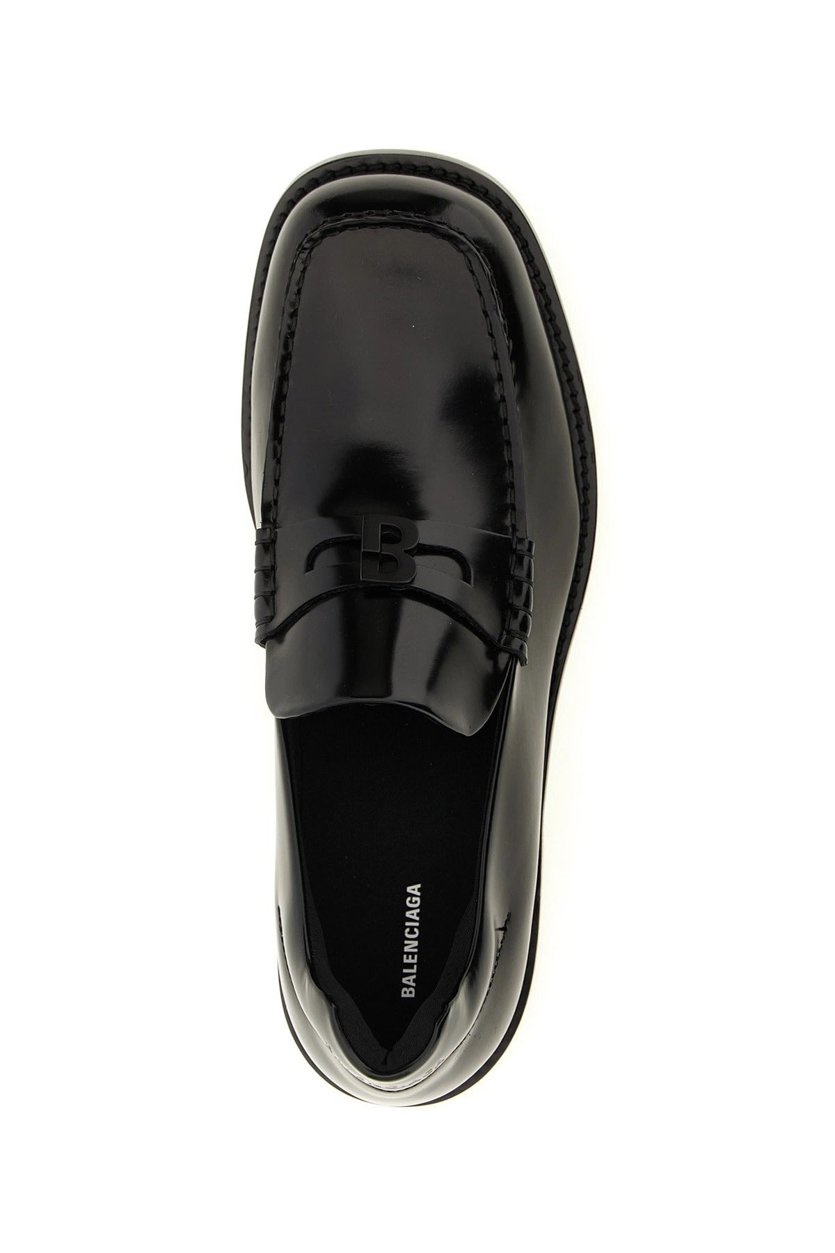 Balenciaga Comfy Square-Toe Loafers