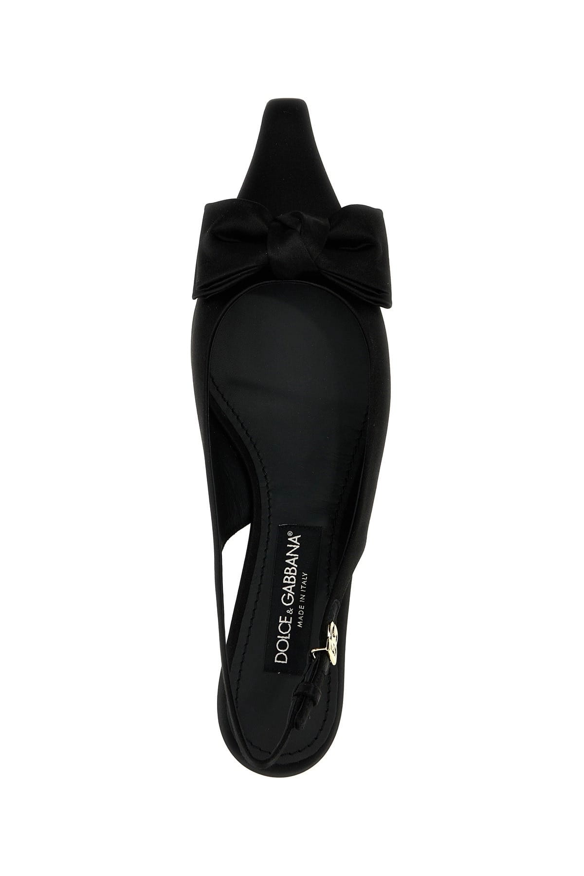 Dolce & Gabbana Mun Satin Slingback