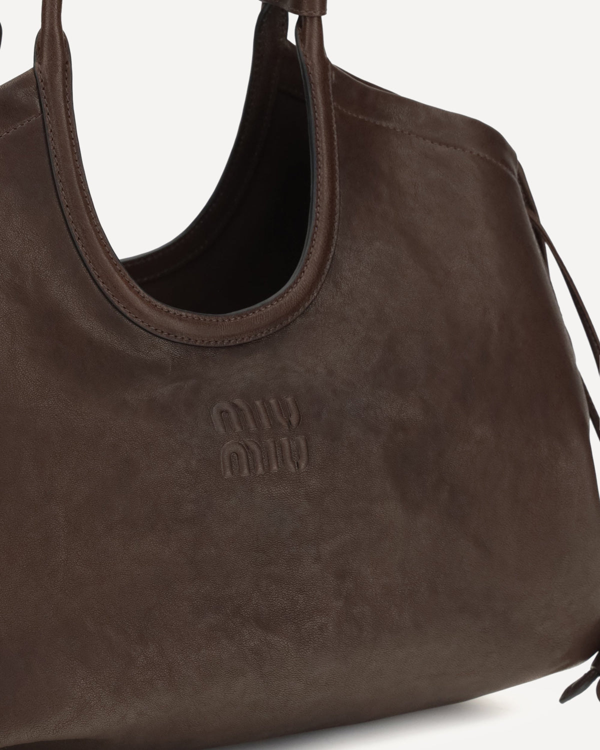 Miu Miu Ivy Nappa Shopping Bag