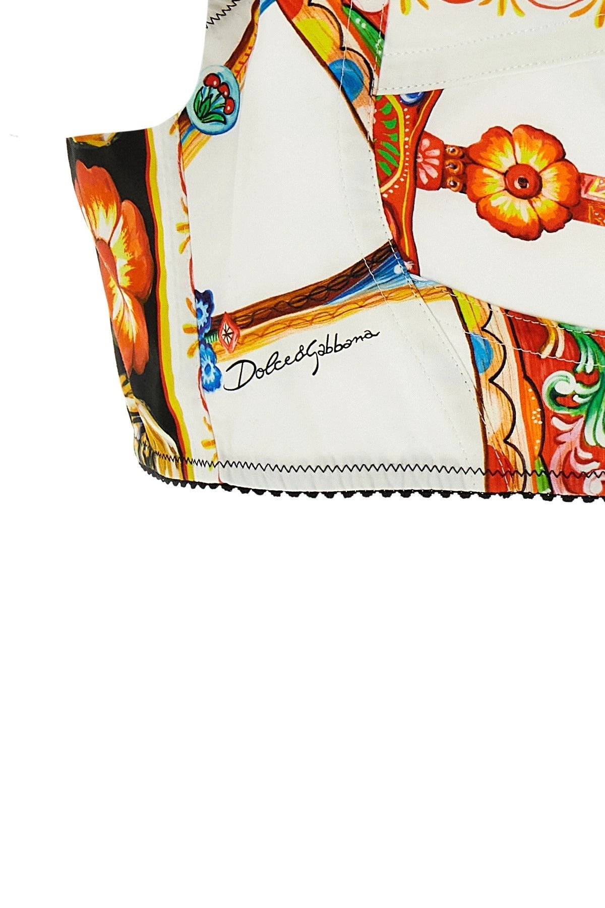 Dolce & Gabbana Carretto Crop Top