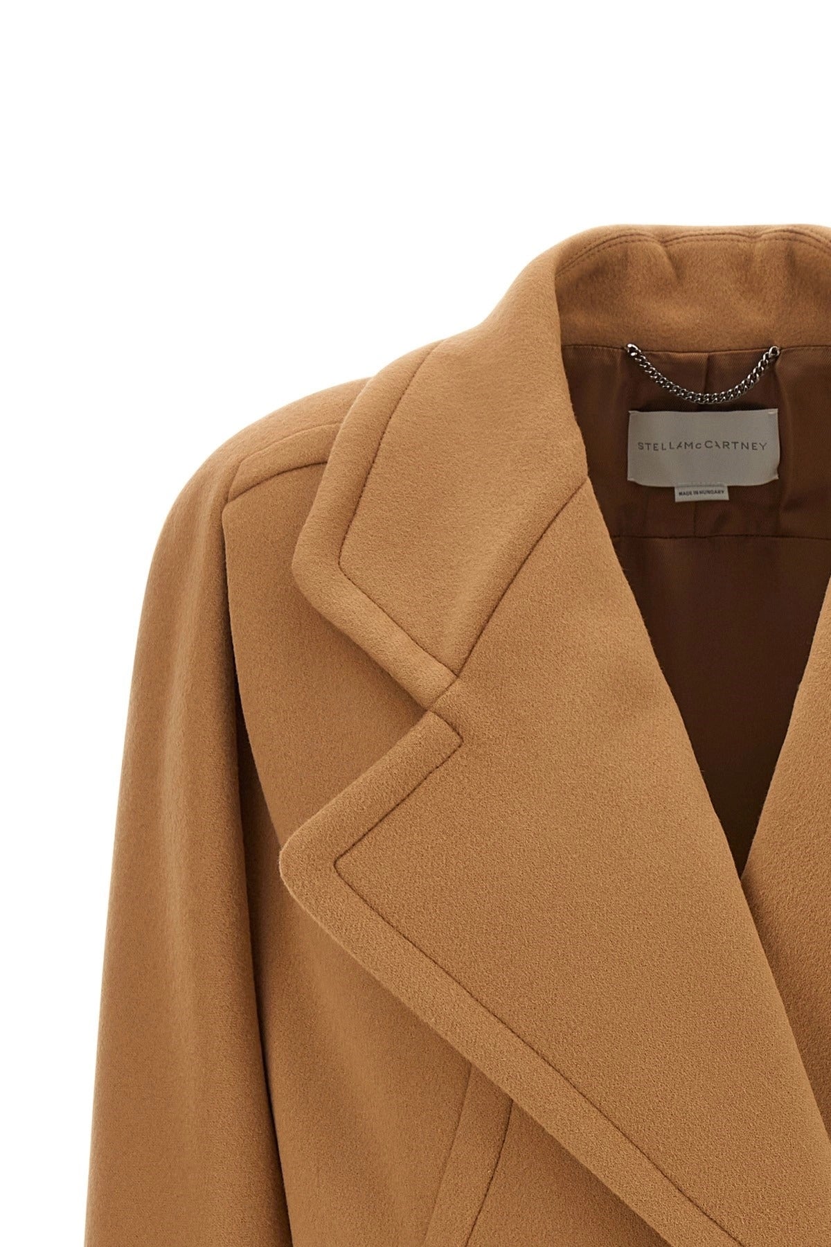 Stella McCartney Double-Breasted Wool Short Coat