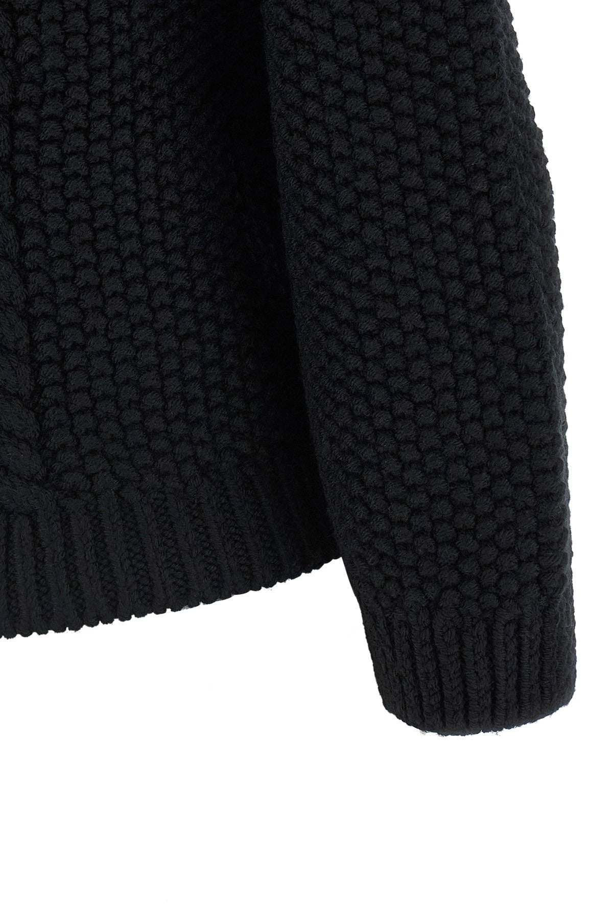 Saint Laurent Wool Sweater With Processing