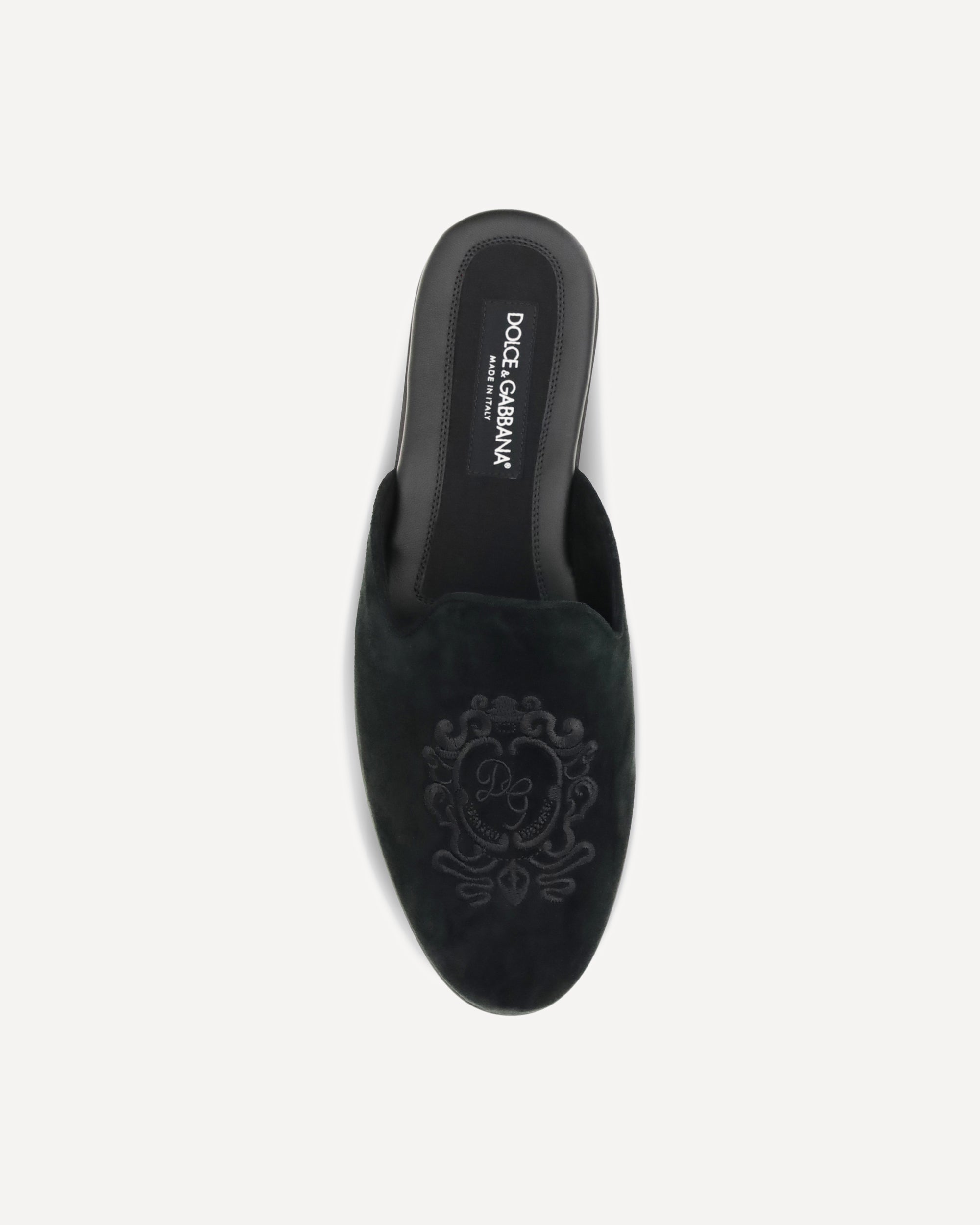 Dolce & Gabbana Calfskin Leather Mules