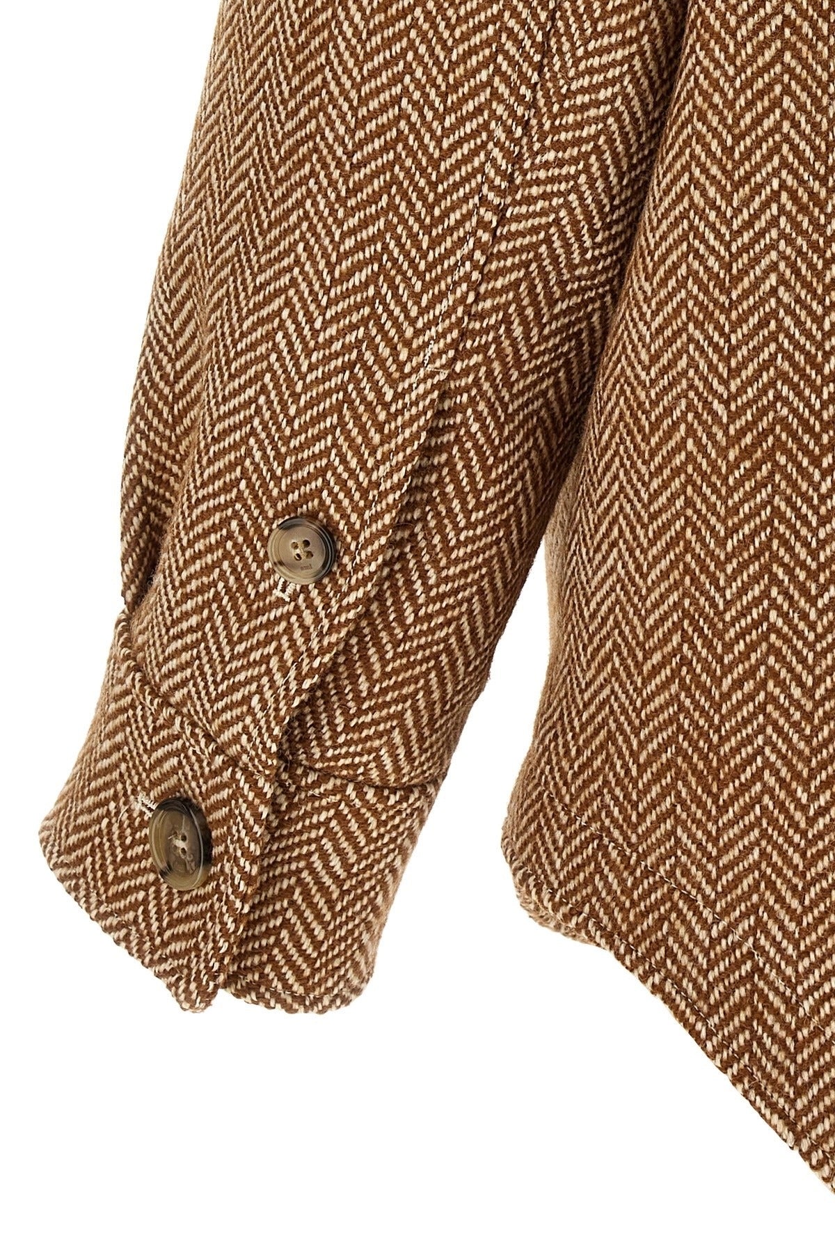 Ami Paris Chevron Wool Overshirt