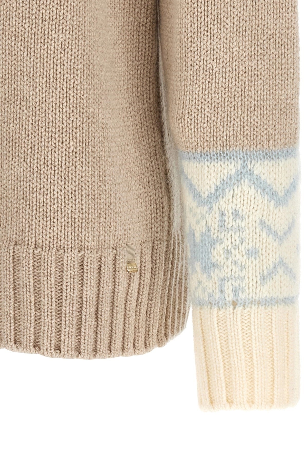 Herno Wool Cashmere Intarsia Sweater