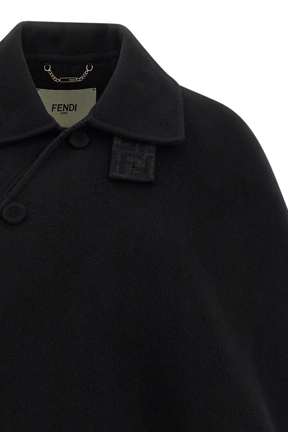 Fendi Double Wool Cape