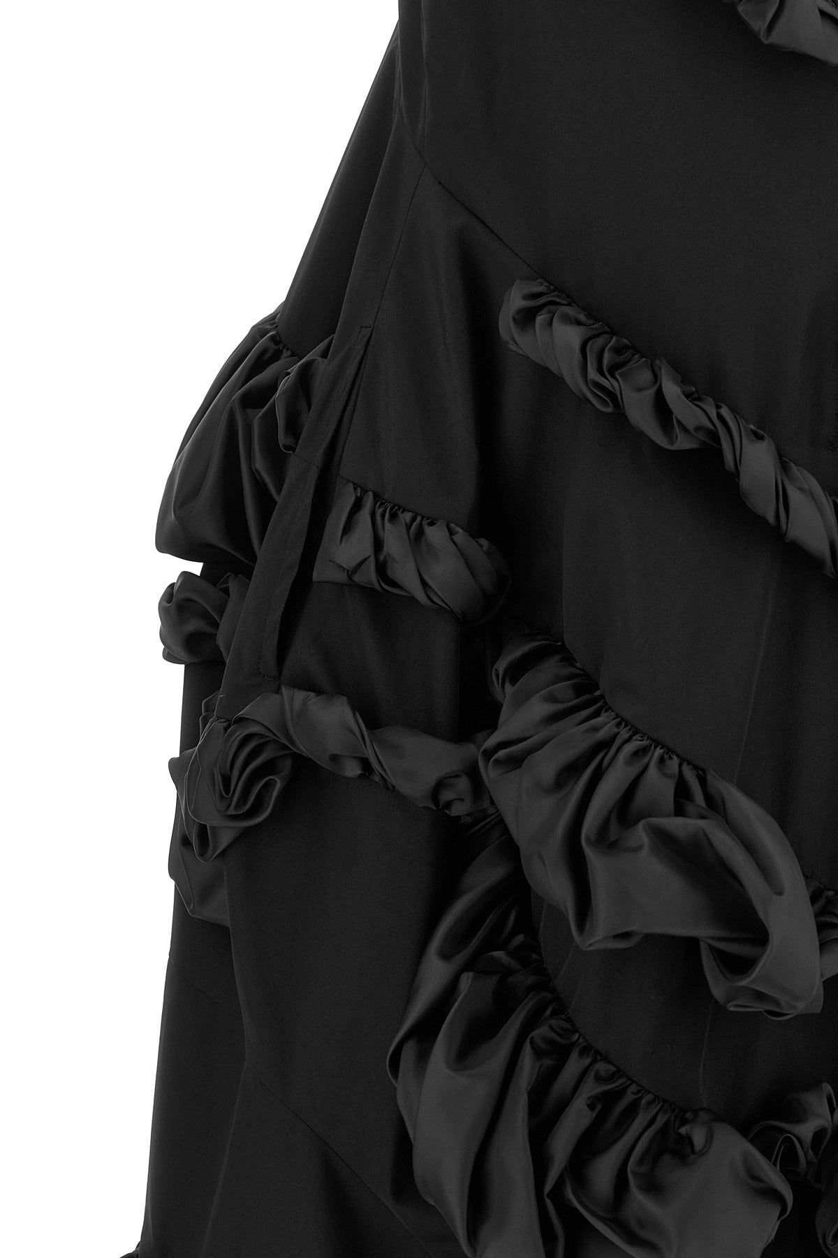 Comme Des Garçons Sculptural Ruffles Mini Dress