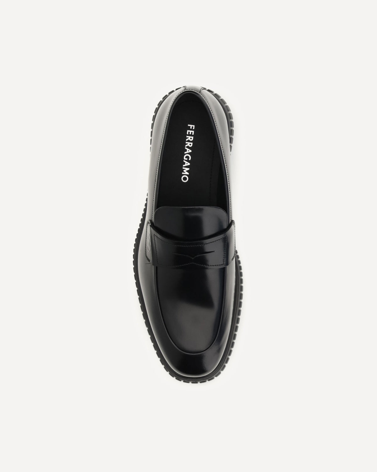 Ferragamo Brushed Calfskin Loafers