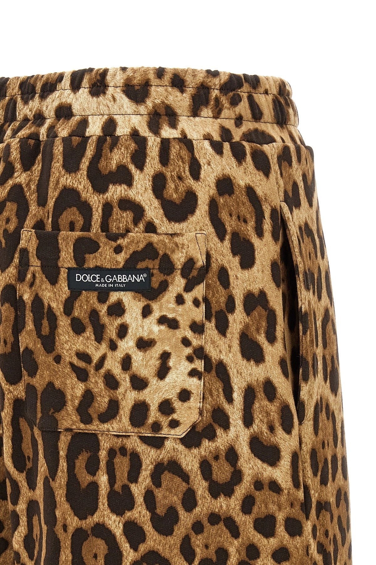 Dolce & Gabbana Leo Print Wide-Leg Pants