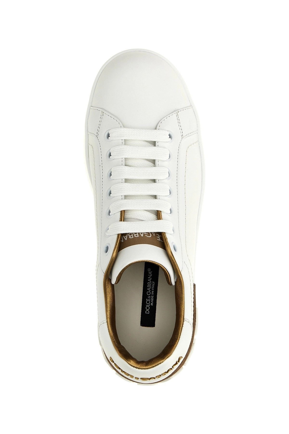 Dolce & Gabbana Gold Portofino Sneaker