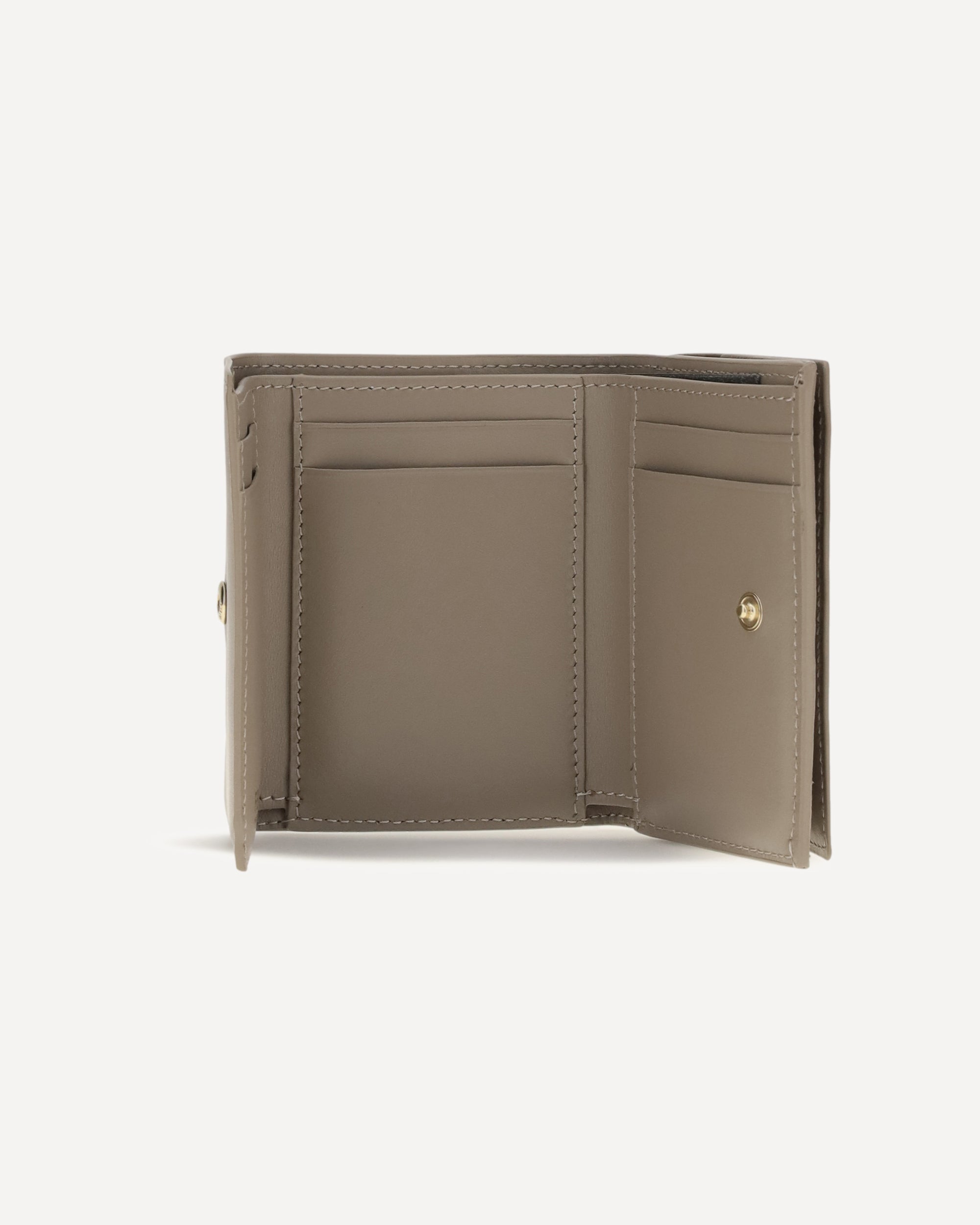 Fendi FF Mini Trifold Leather Wallet