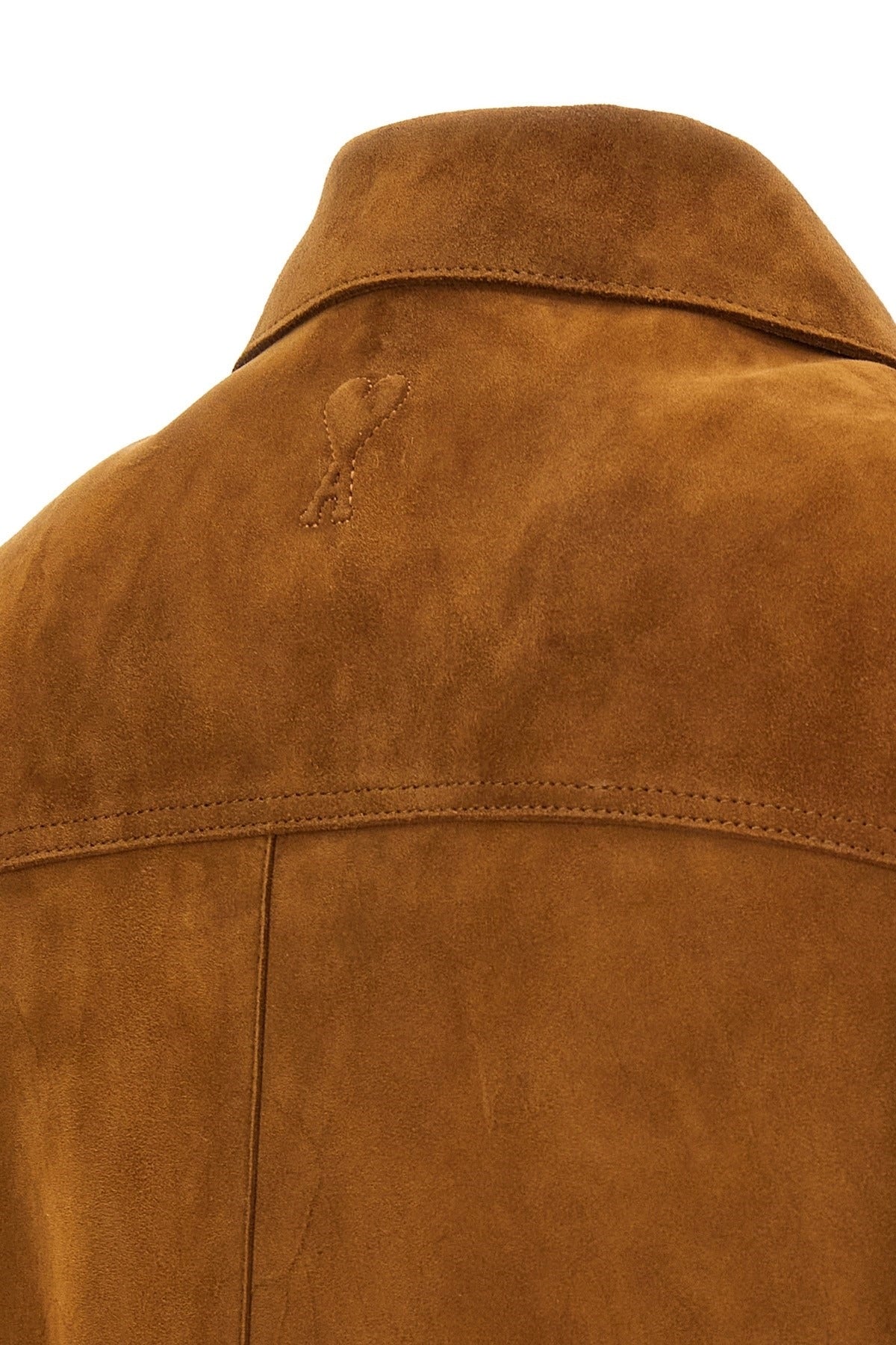 Ami Paris Suede Trucker Jacket