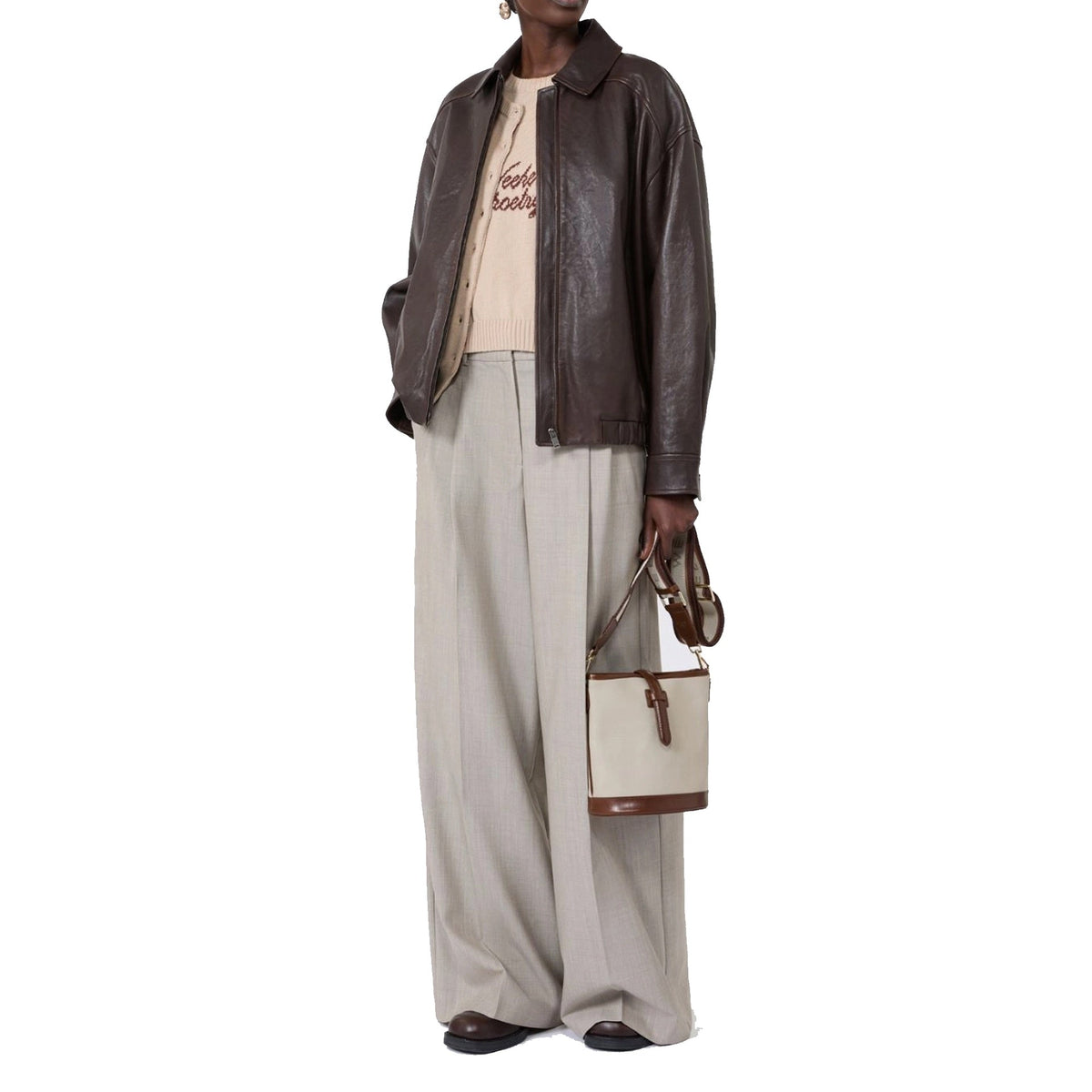 Max Mara Cose Leather Jacket