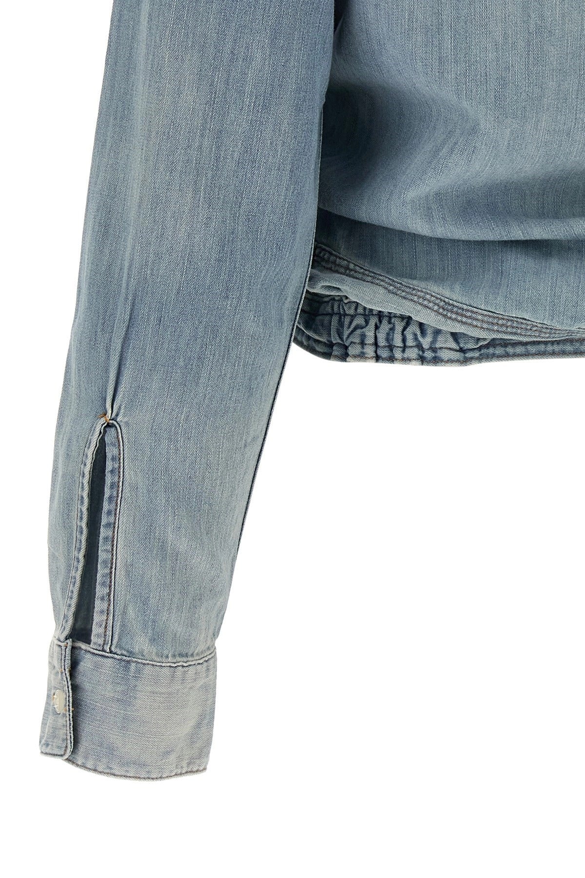 R13 Wrap Around Denim Shirt