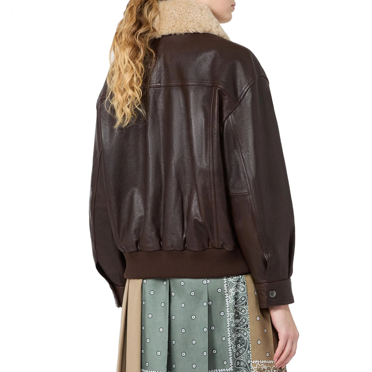 Max Mara Calata Leather Jacket