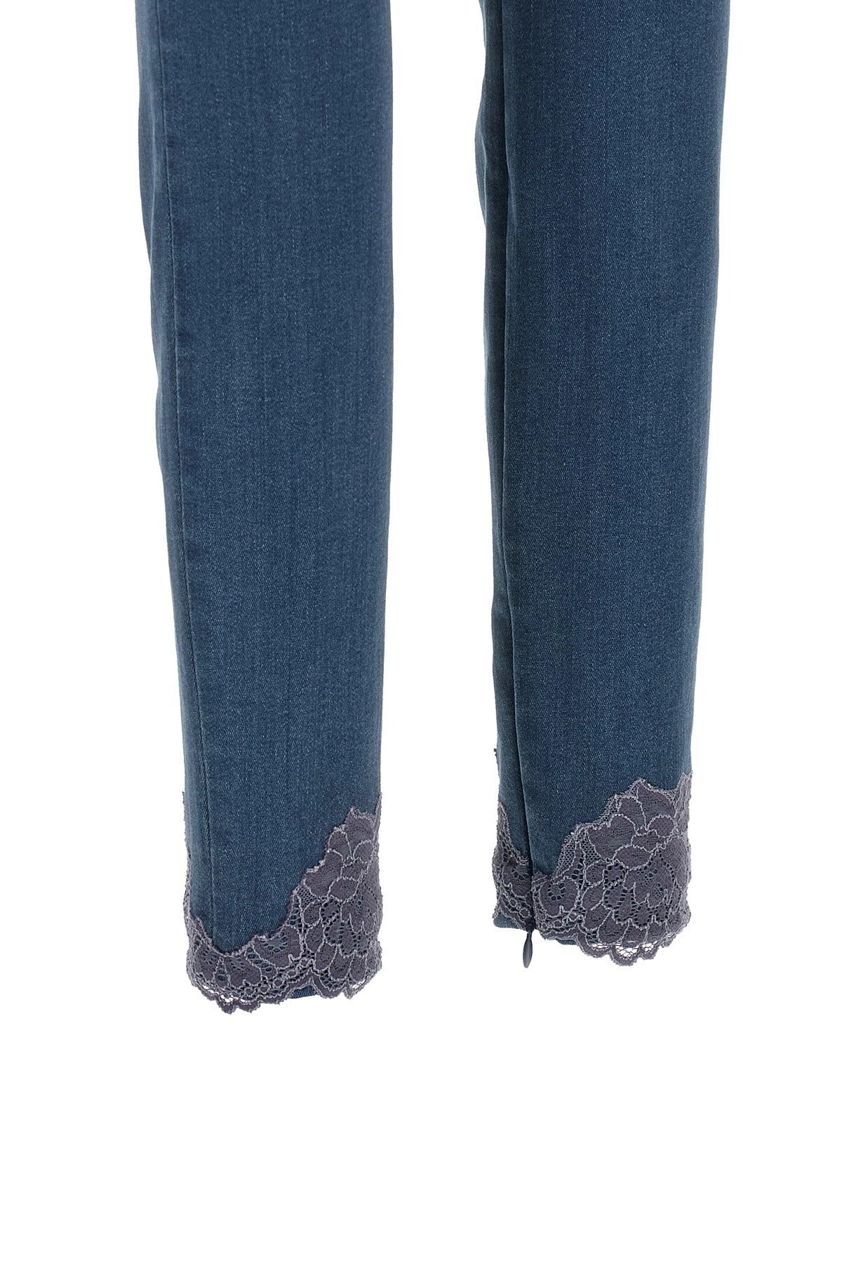 Valentino Garavani Lace Insert Skinny Jeans