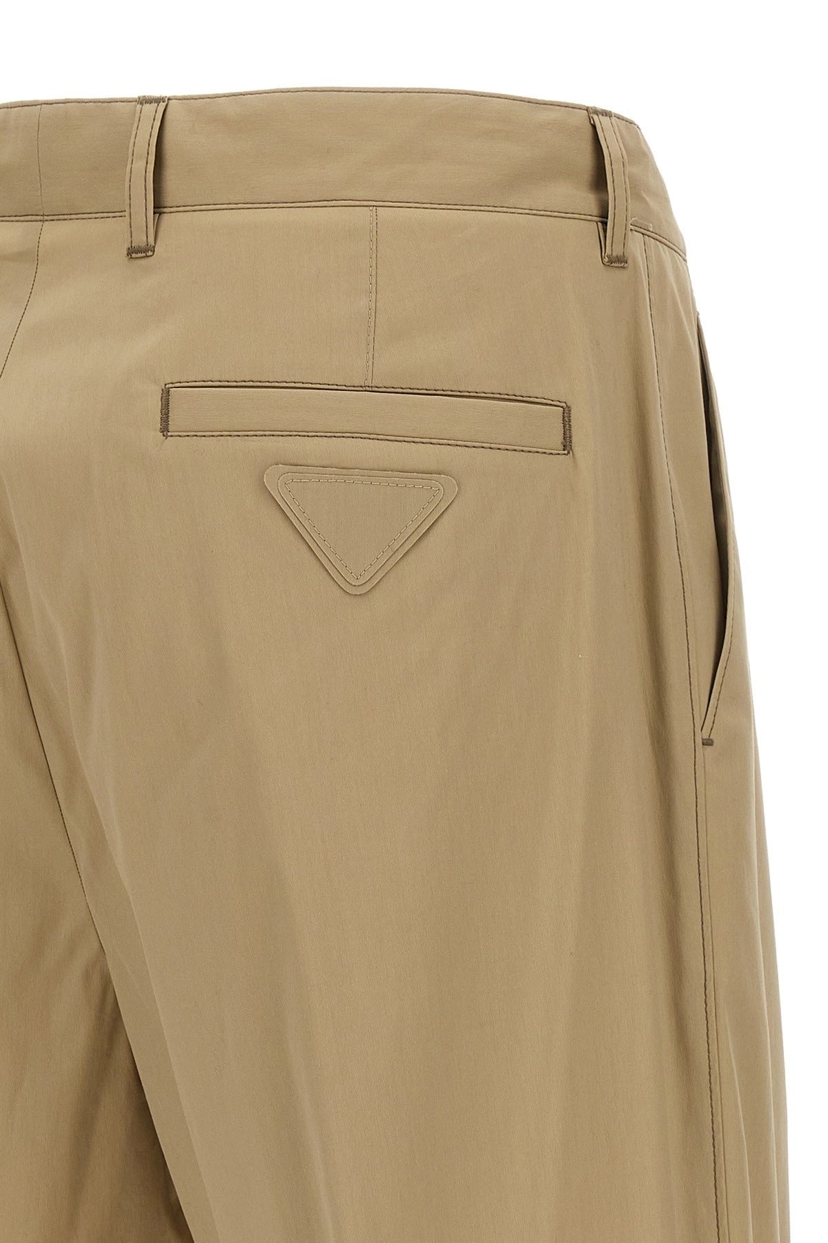 Prada Beige Poplin Pants