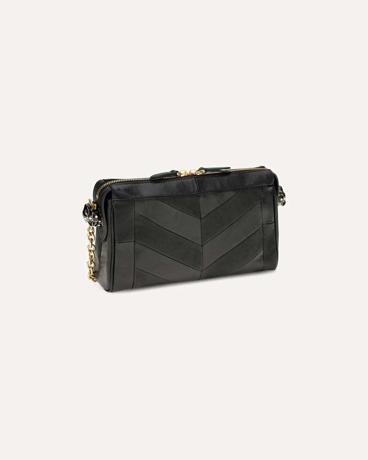 Valentino Garavani Small Panthea Chevron Shoulder Bag