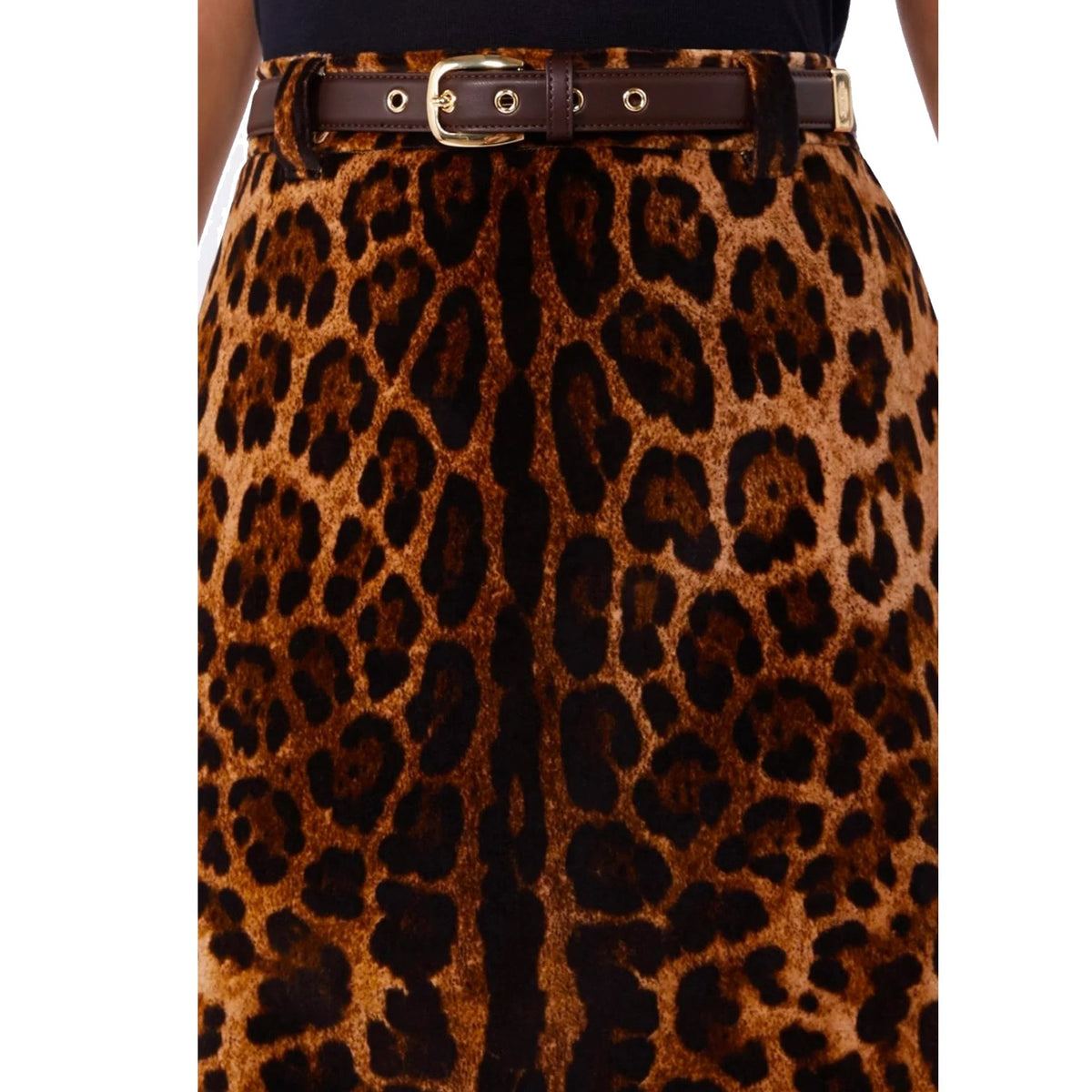 Max Mara Leopard Falange تنورة