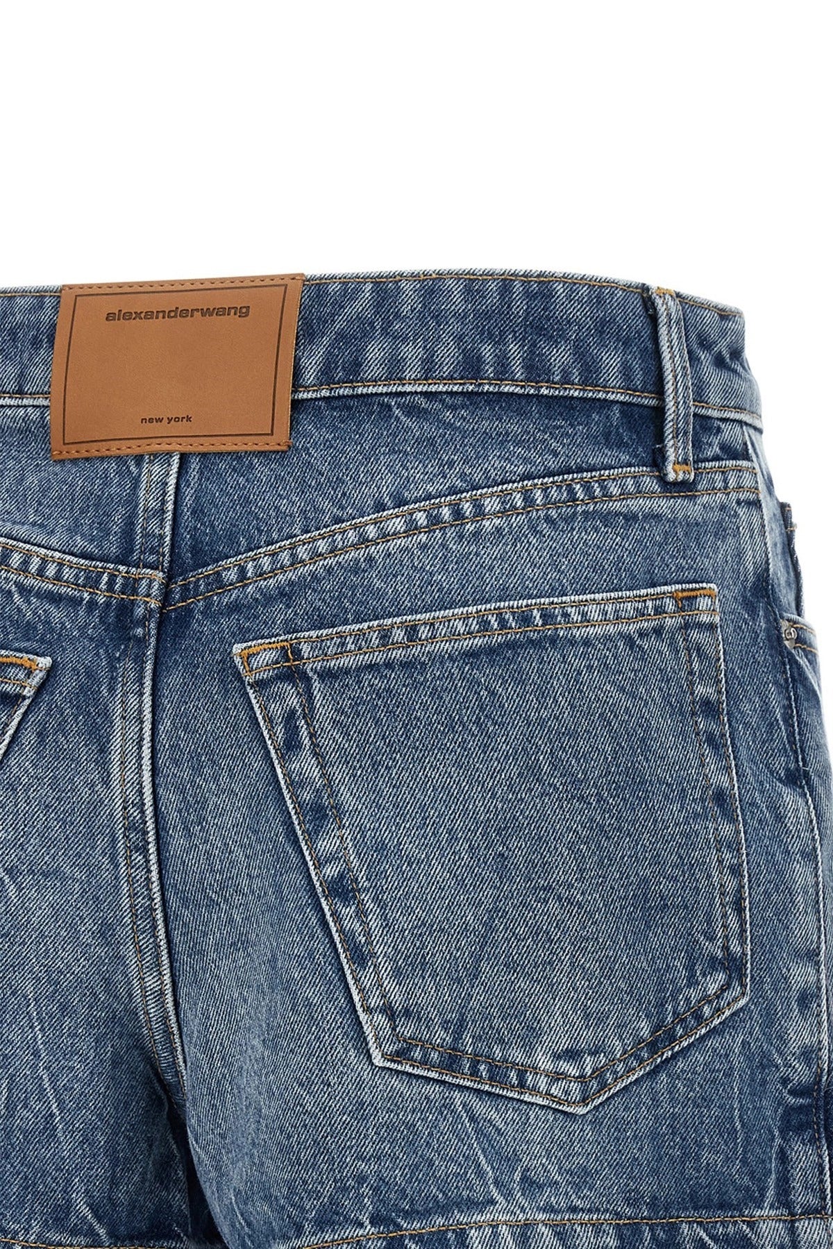 Alexander Wang Front Zip Denim Skort