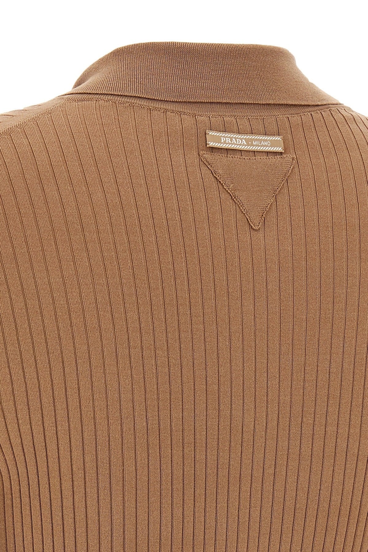 Prada Cotton Knitted Polo Shirt