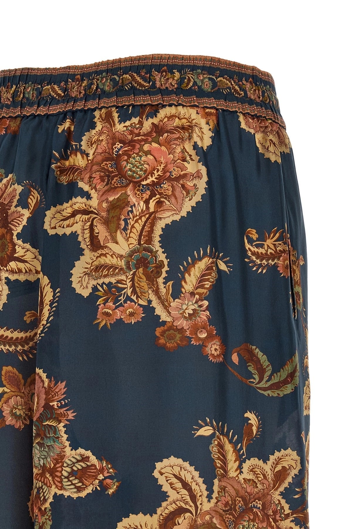 Zimmermann Aster Jacobean zijden broek