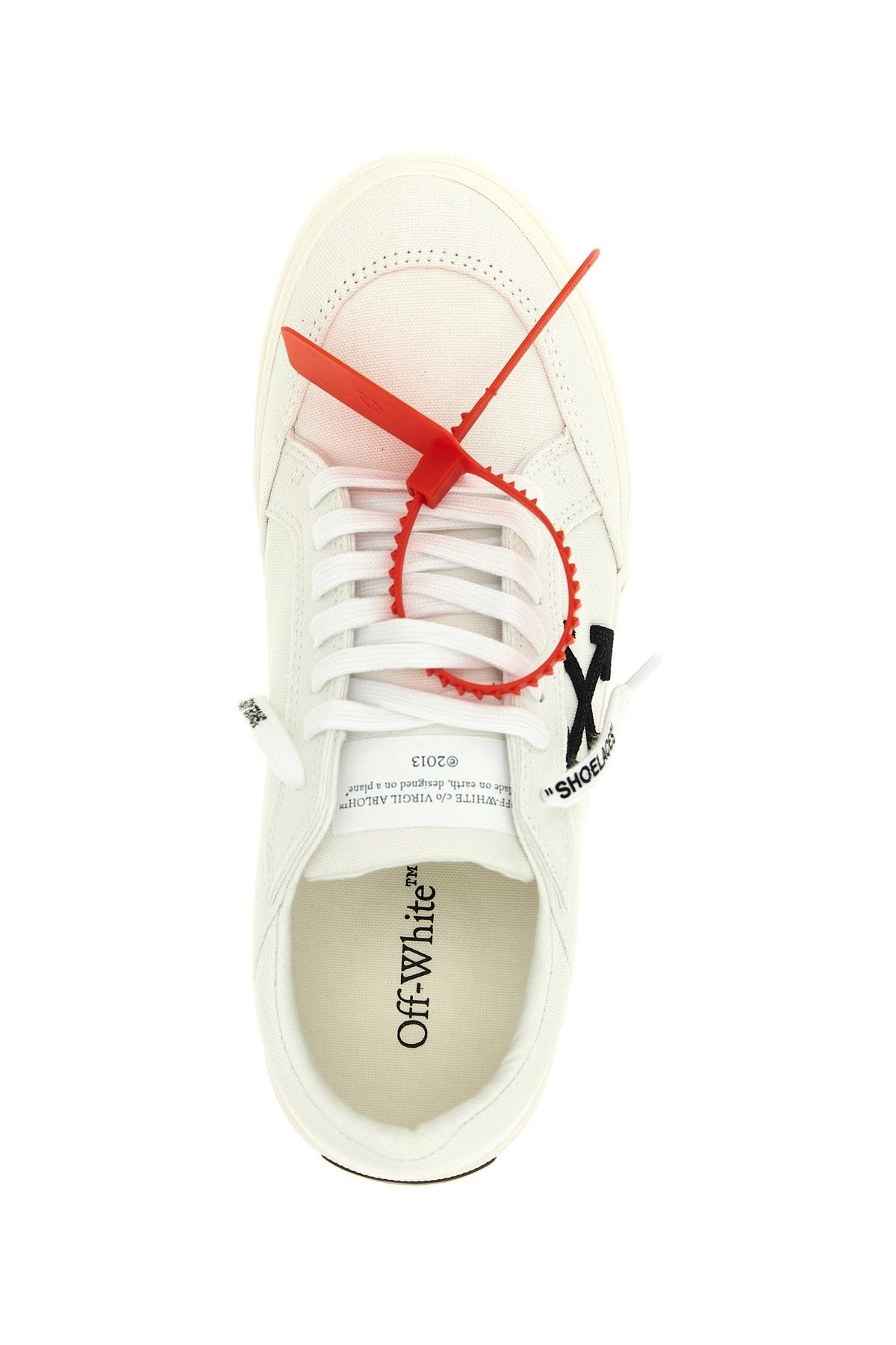 Off-White Vulcanized Canvas Sneakers