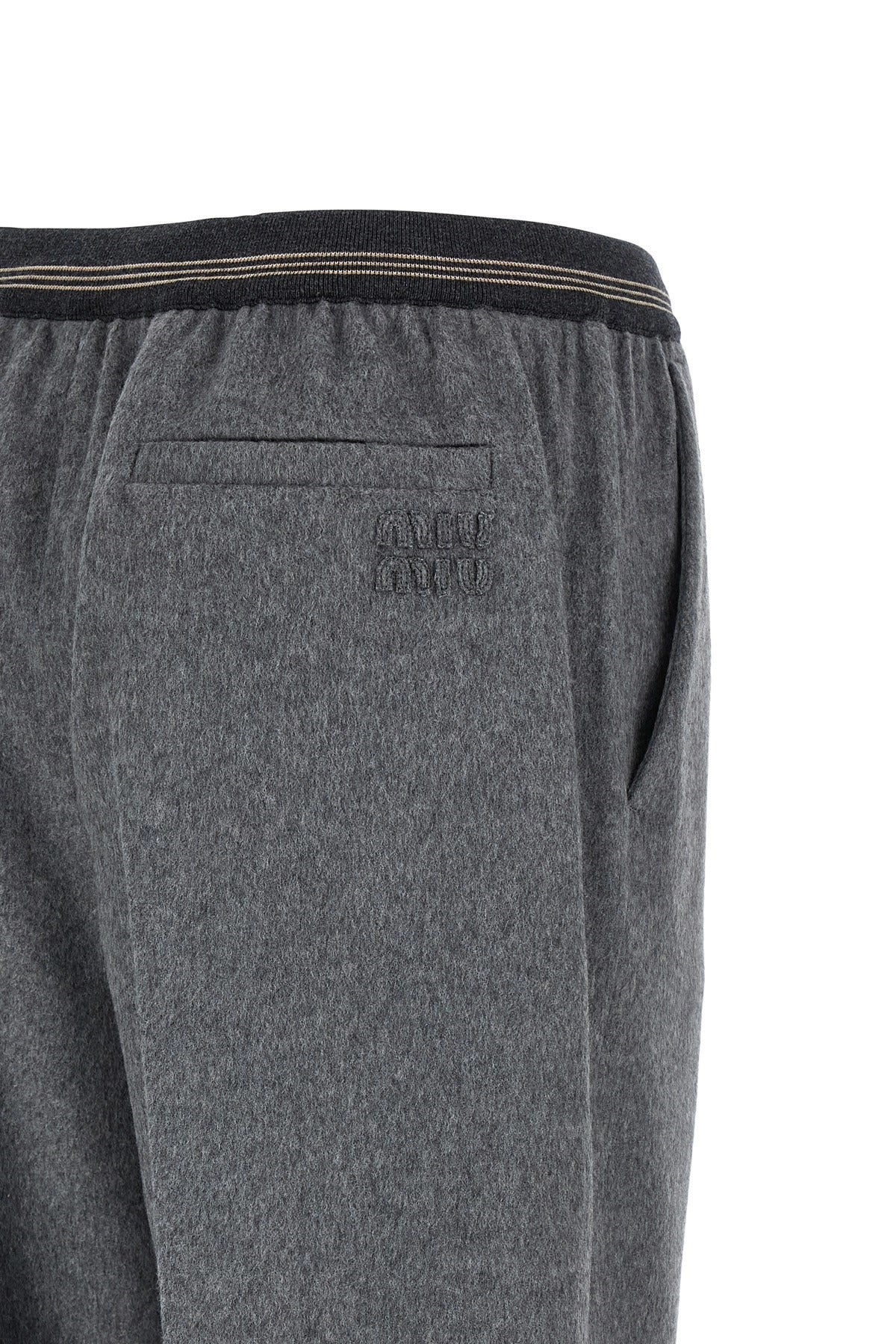 Miu Miu Velour Wool Pants
