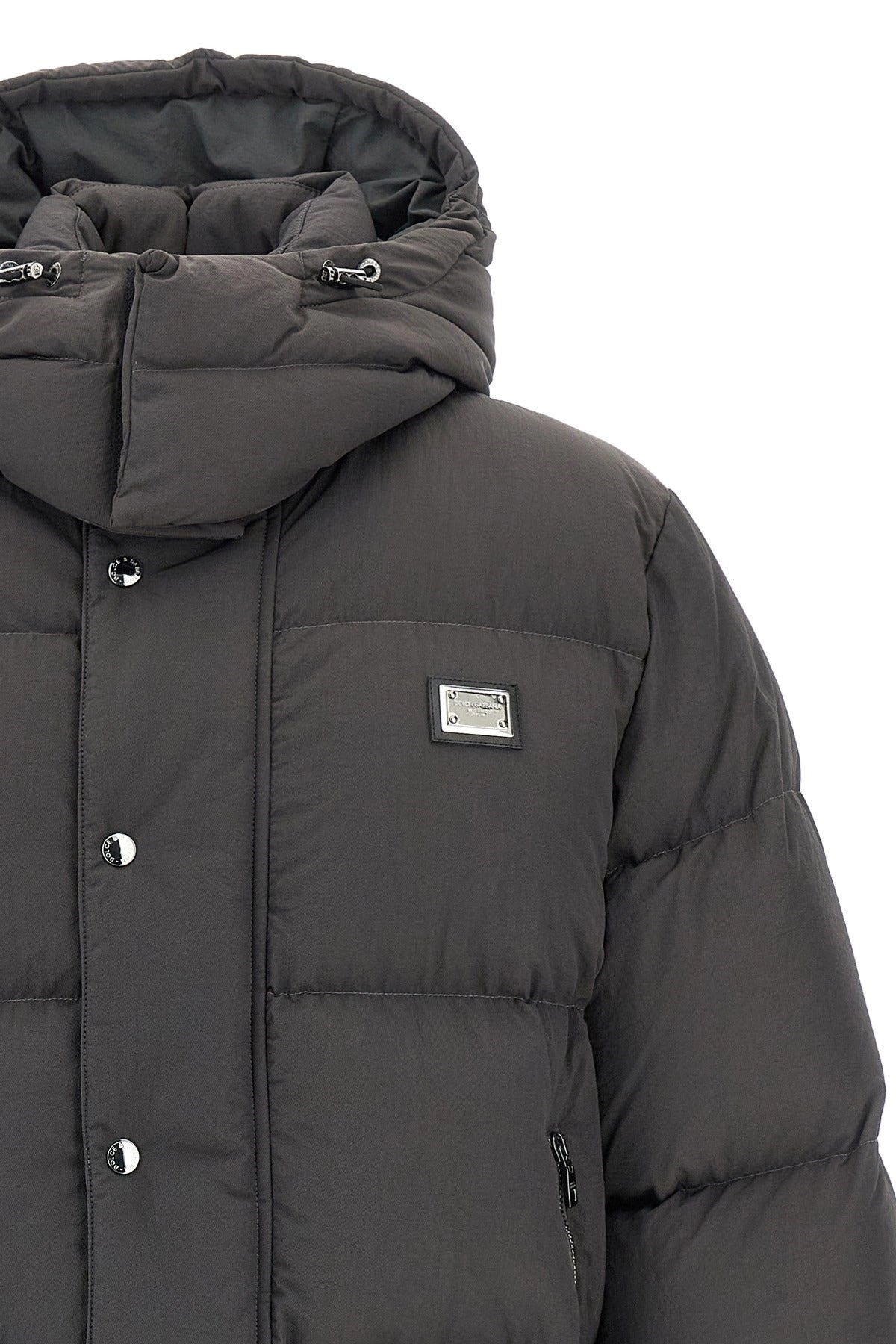 Dolce & Gabbana Logo Patch Down Jacket