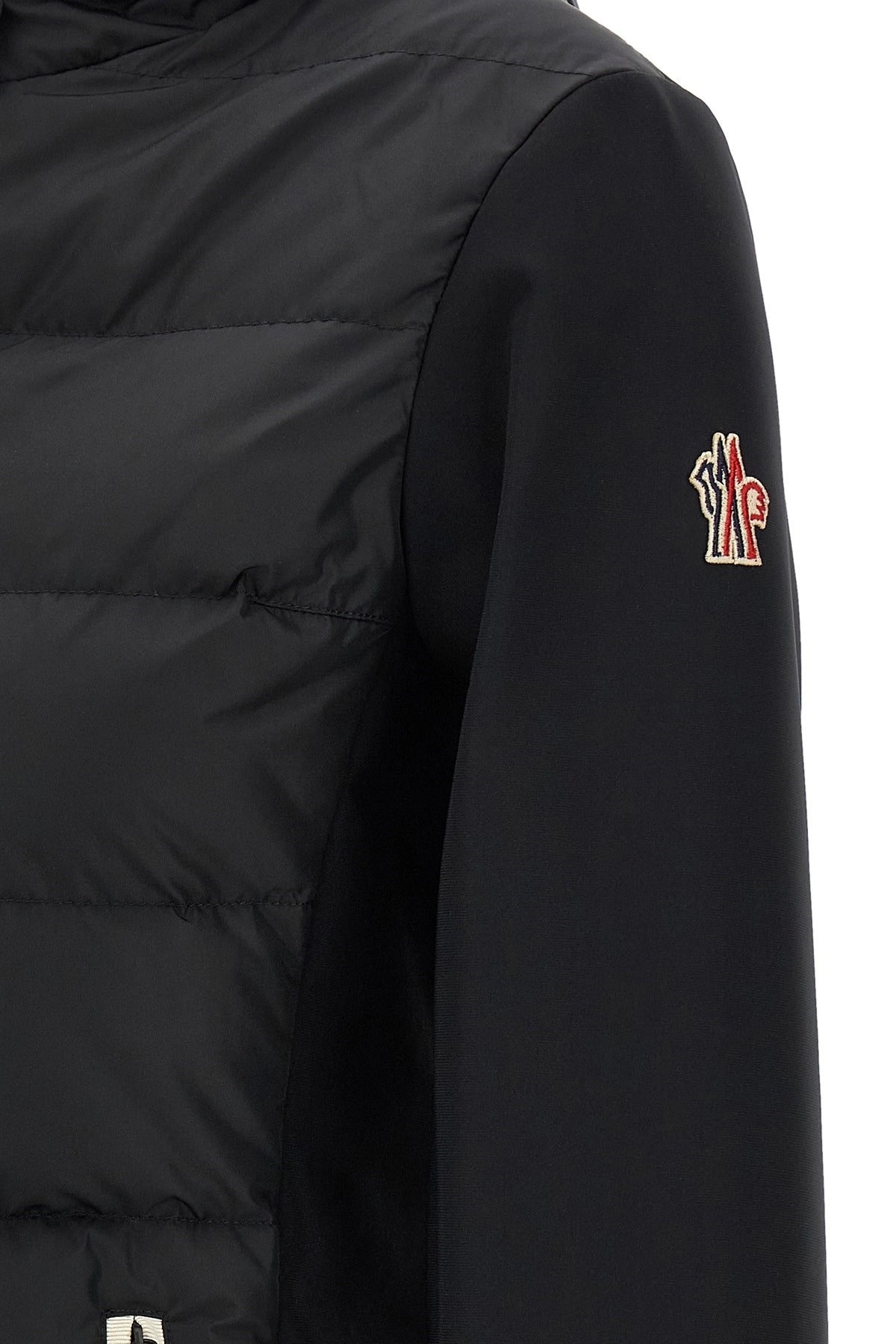 Moncler Grenoble Hooded Padded Zip-Up Cardigan