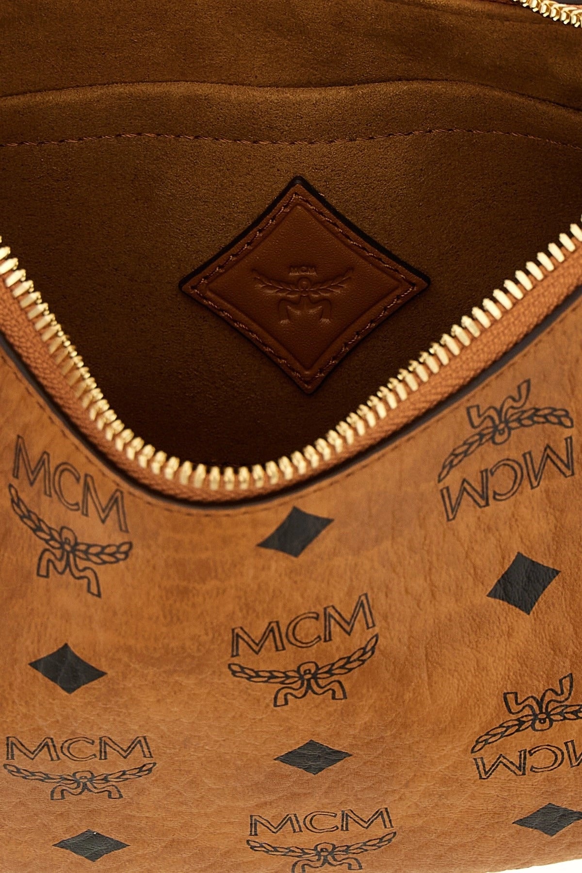 MCM Aren Crescent Hobo Bag