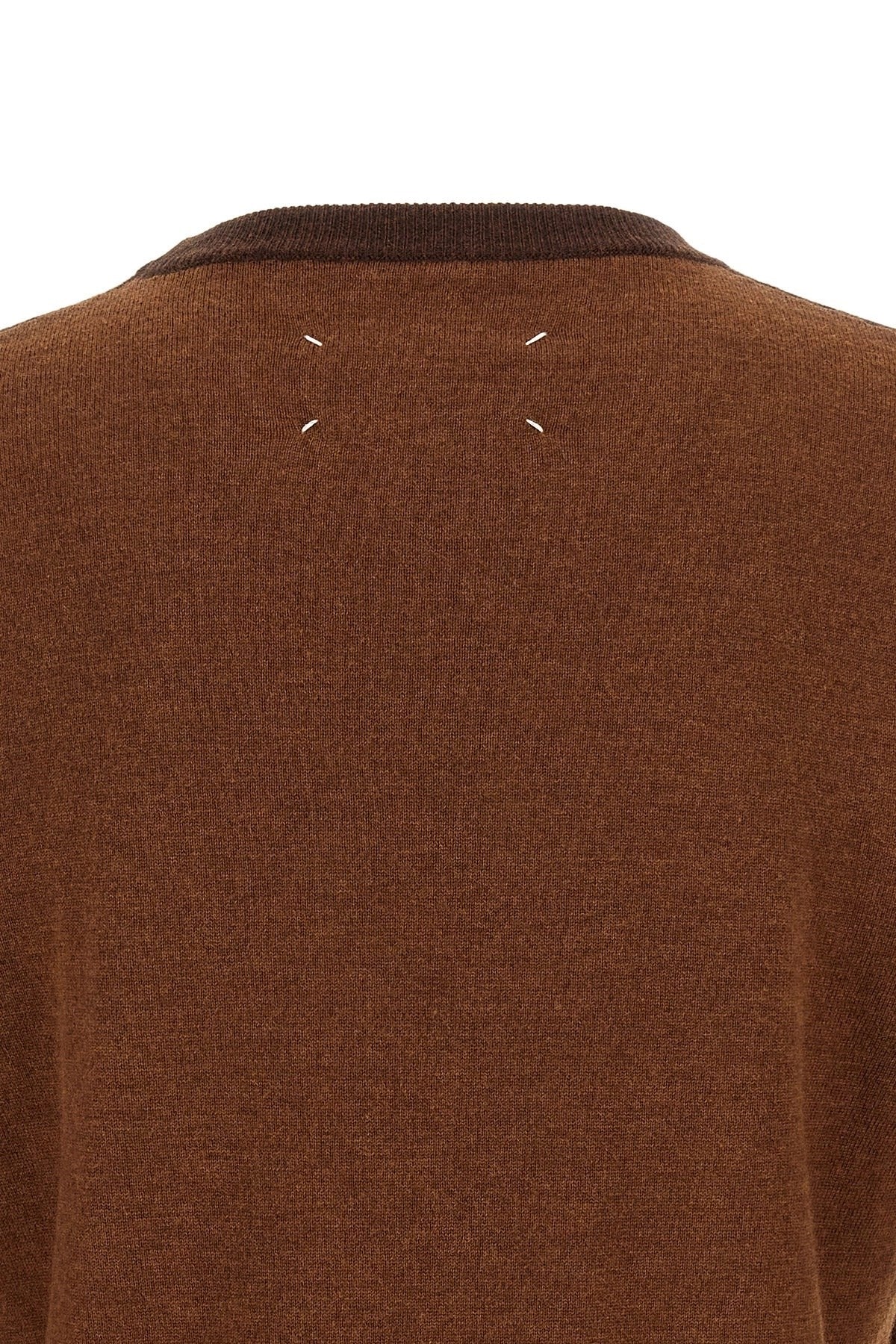 Maison Margiela Two-Tone Wool Sweater