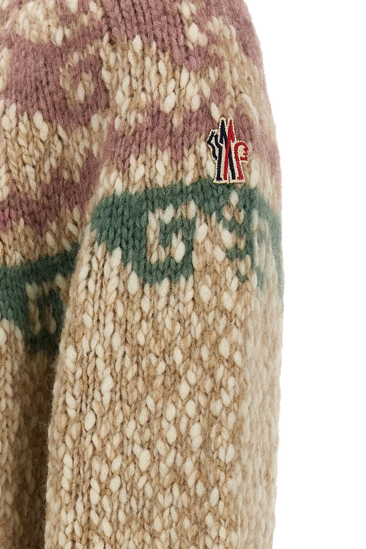 Moncler Grenoble Geometric Jacquard Crewneck Sweater