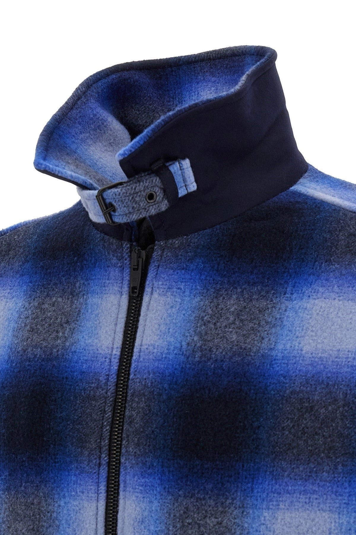 Balenciaga Checked Flannel Bomber Jacket
