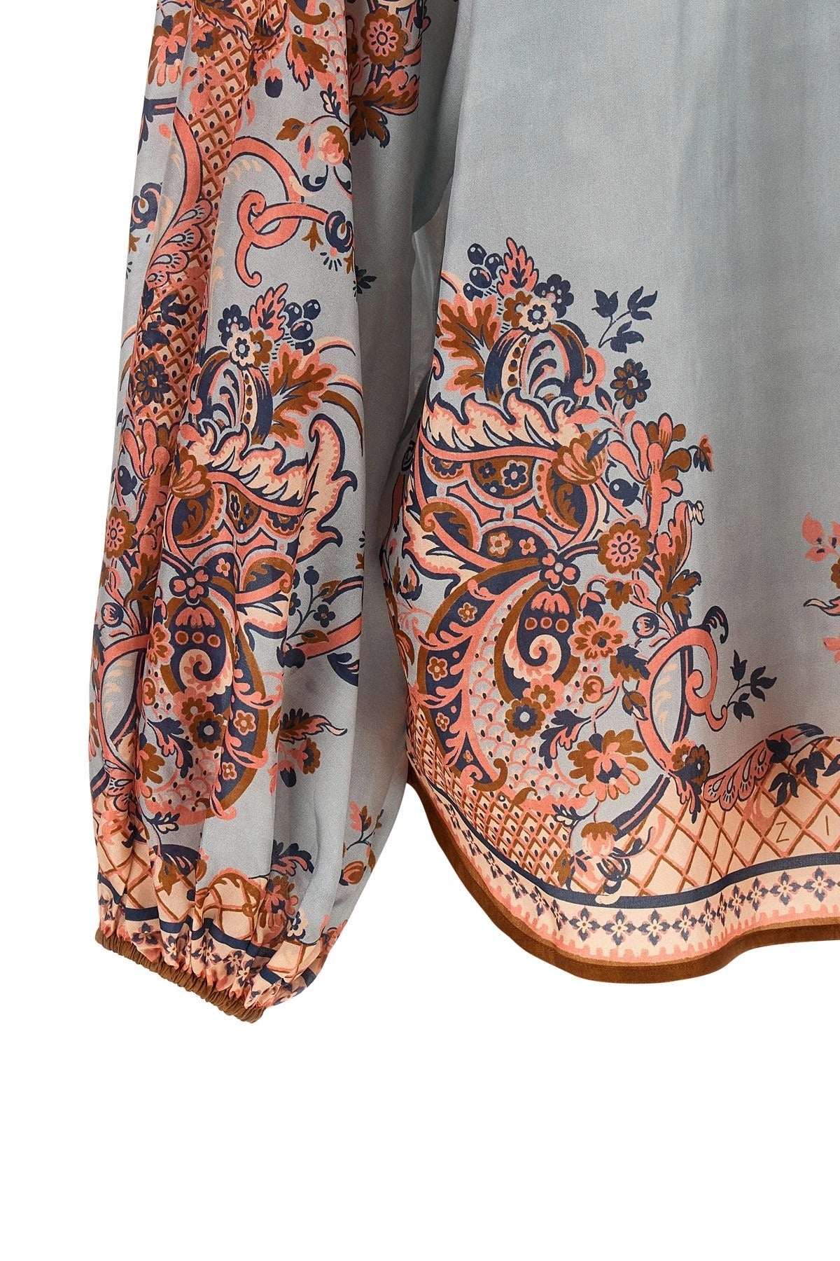 Zimmermann Aster-blouse met paisleyprint