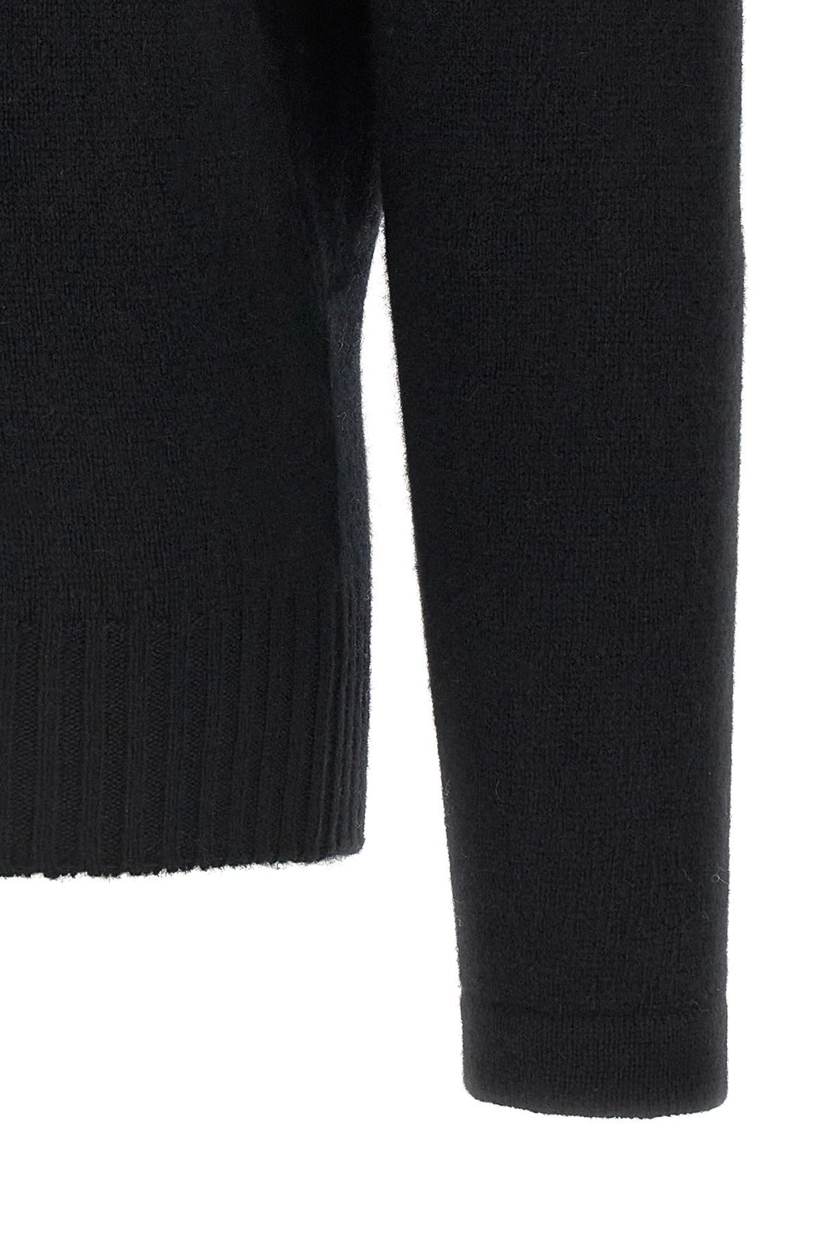 Alberta Ferretti Asymmetrical Bow Cashmere Sweater