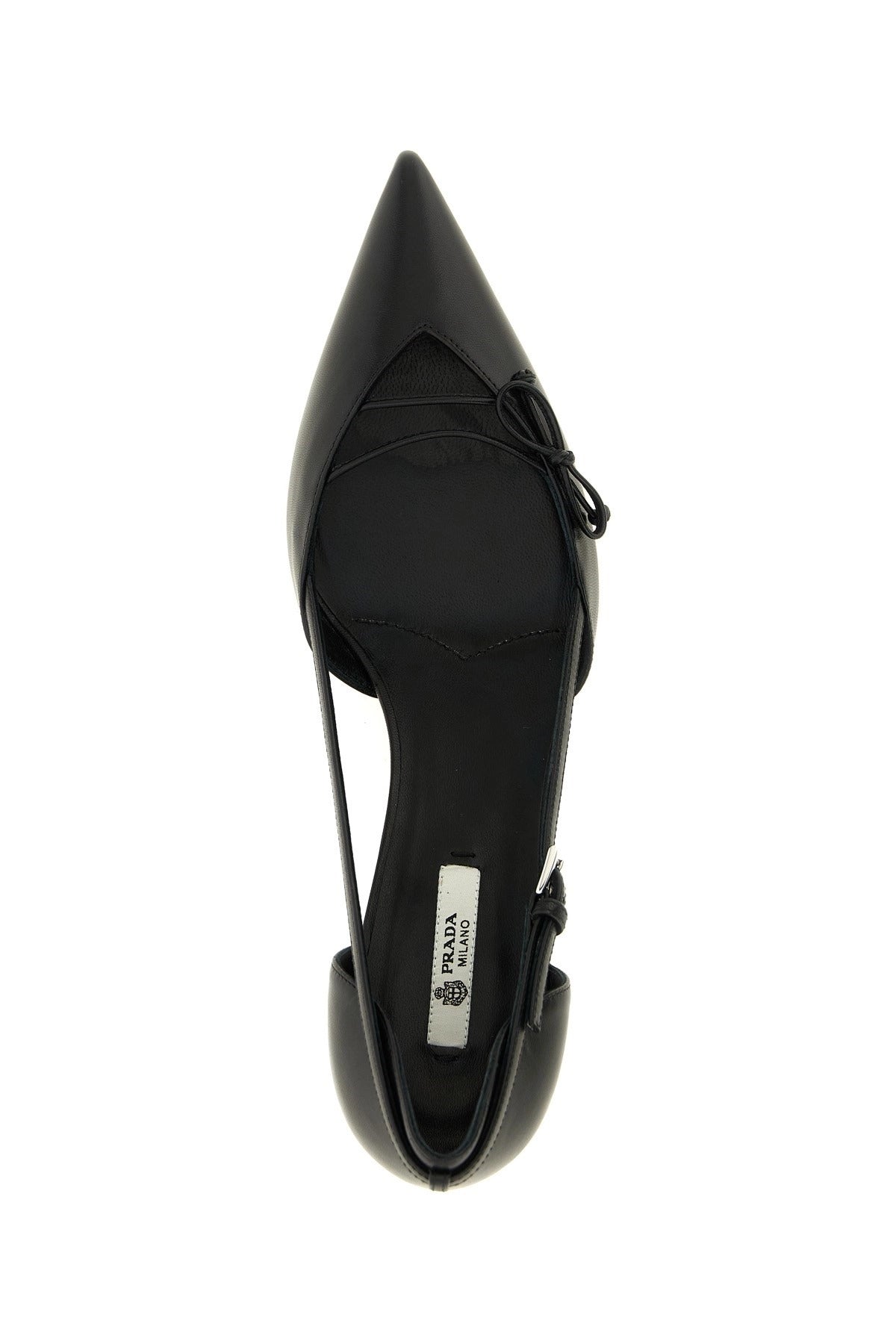 Prada Open Pumps With Bow