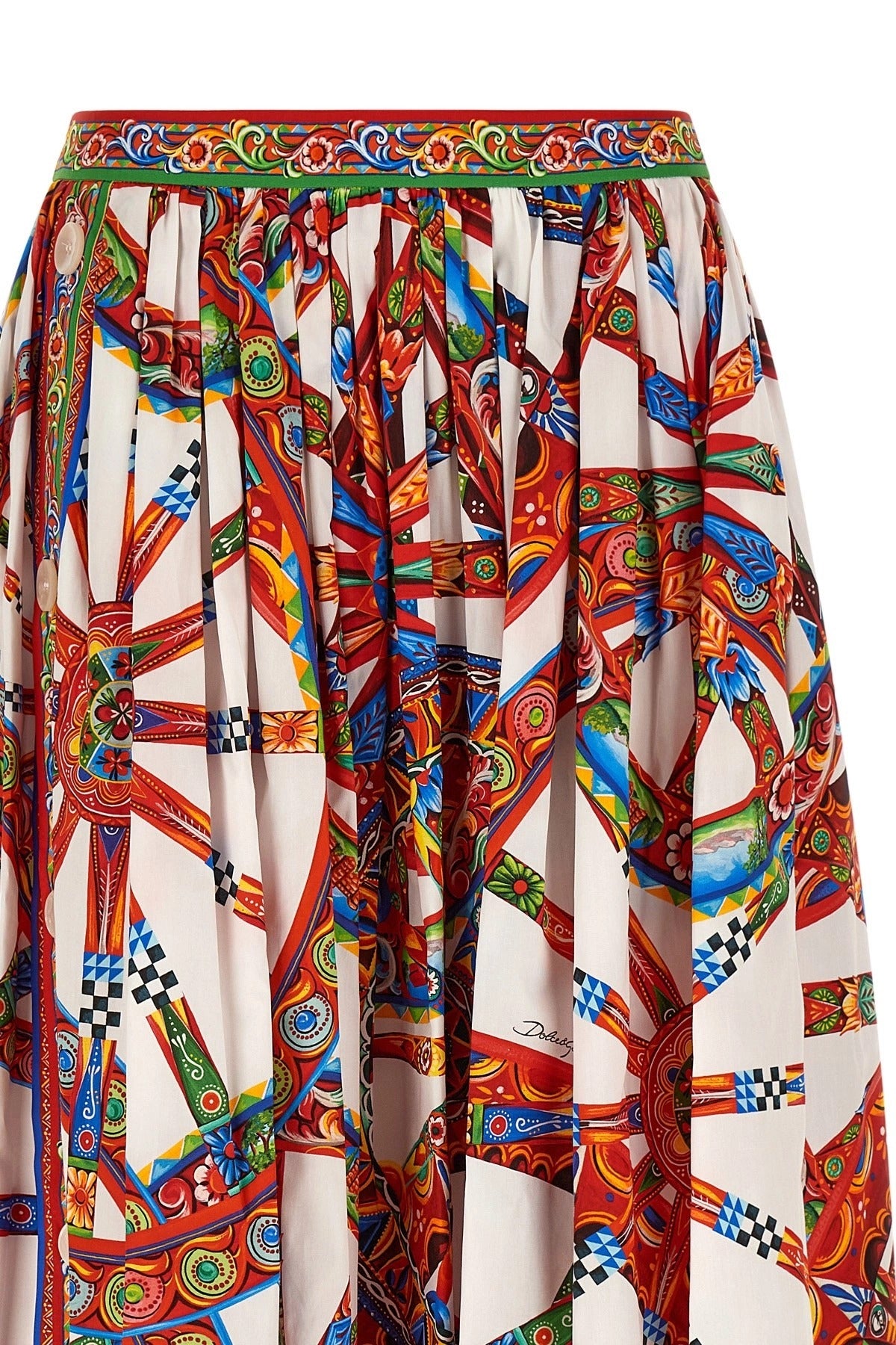 Dolce & Gabbana Carretto Midi Skirt