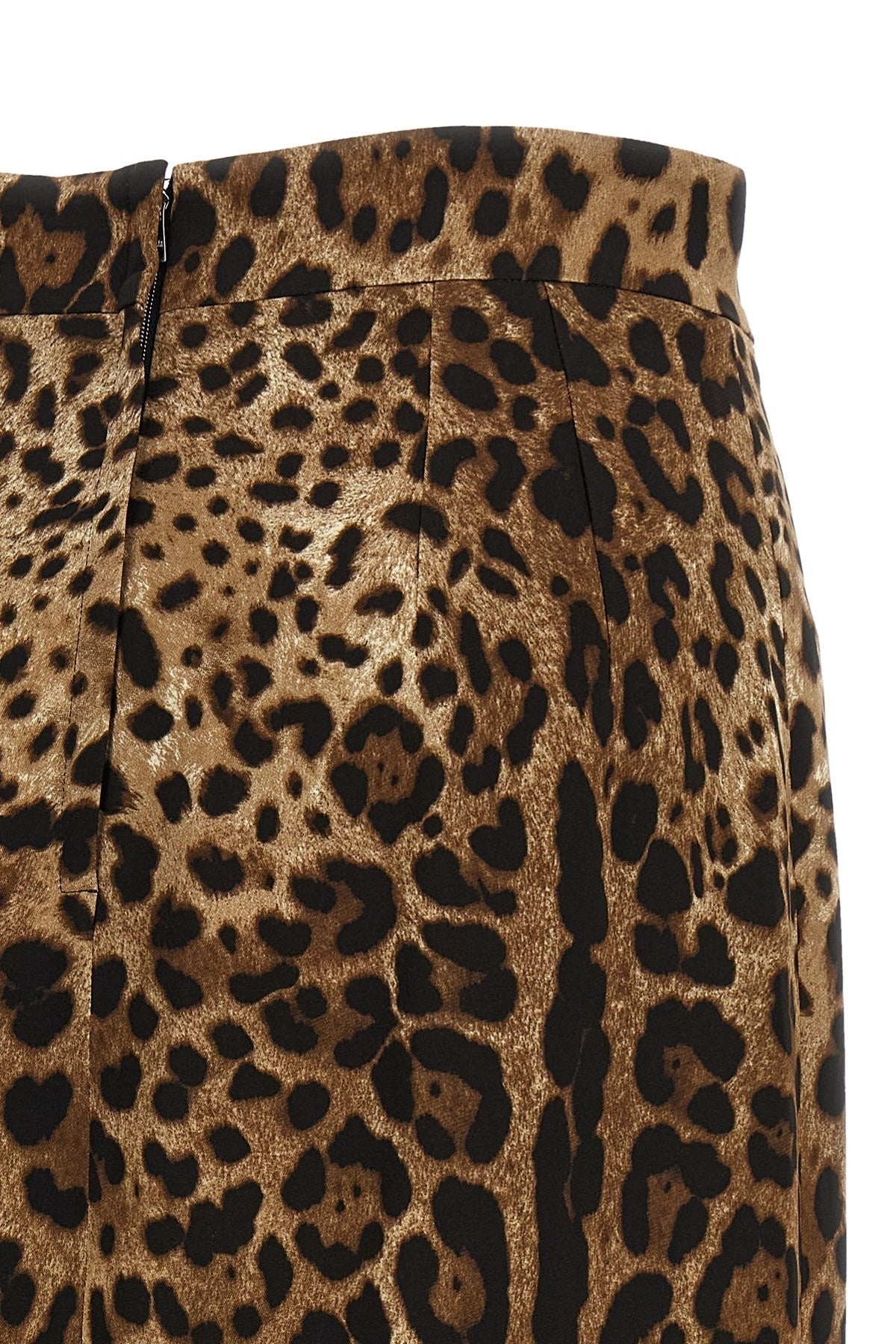 Dolce & Gabbana Leo Animal Print Skirt