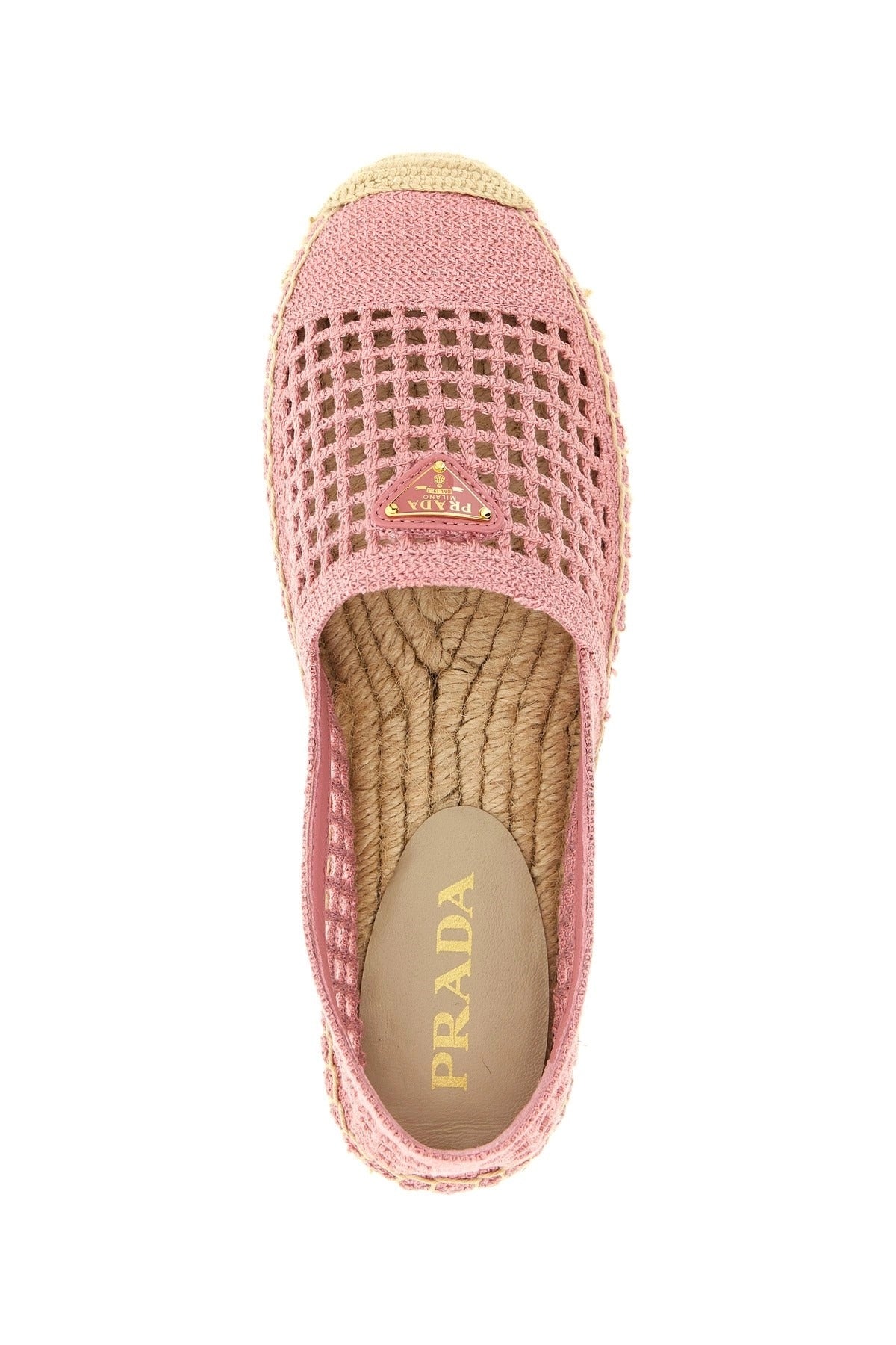 Prada Crochet Knit Espadrilles