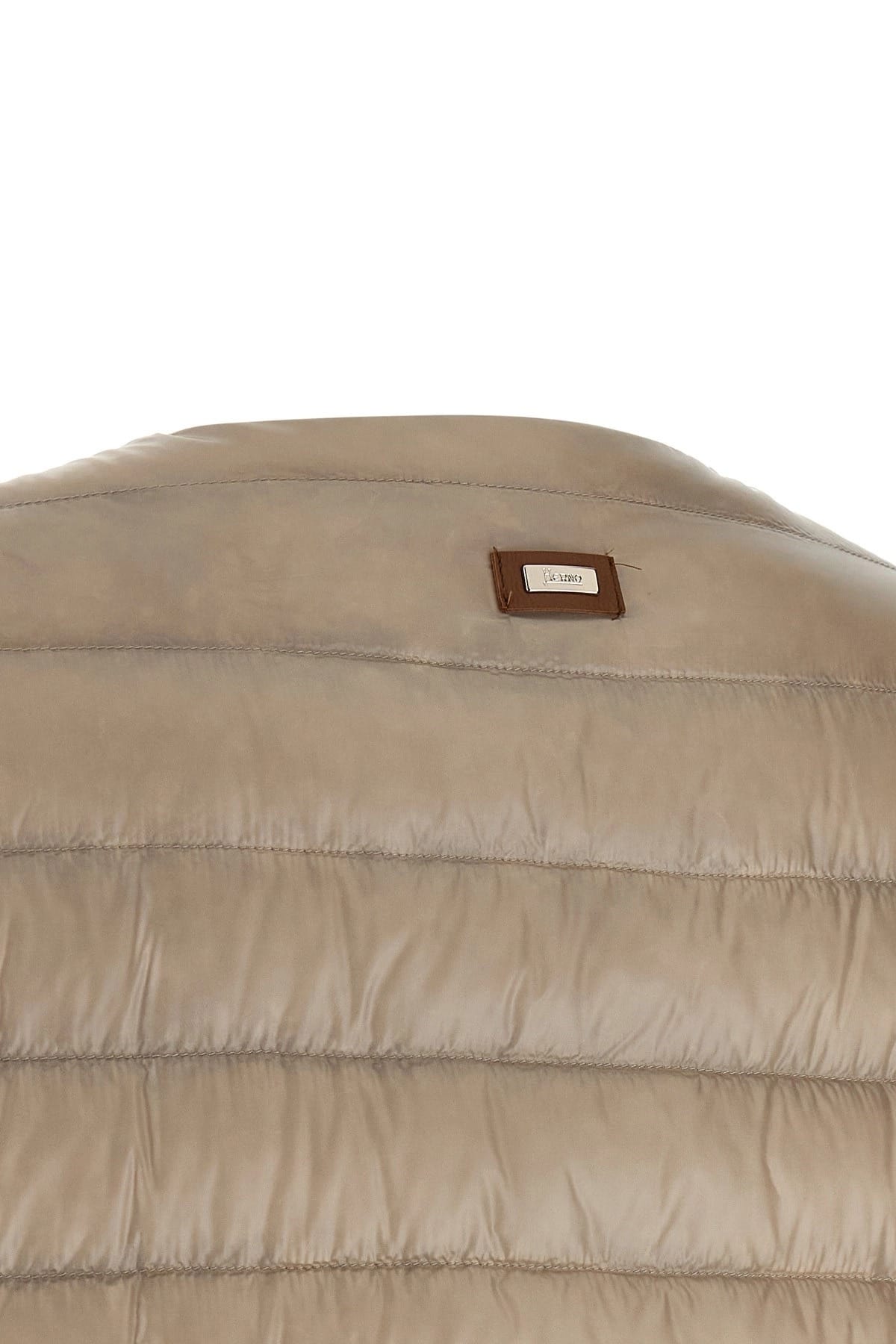 Herno Leather Strap Down Jacket