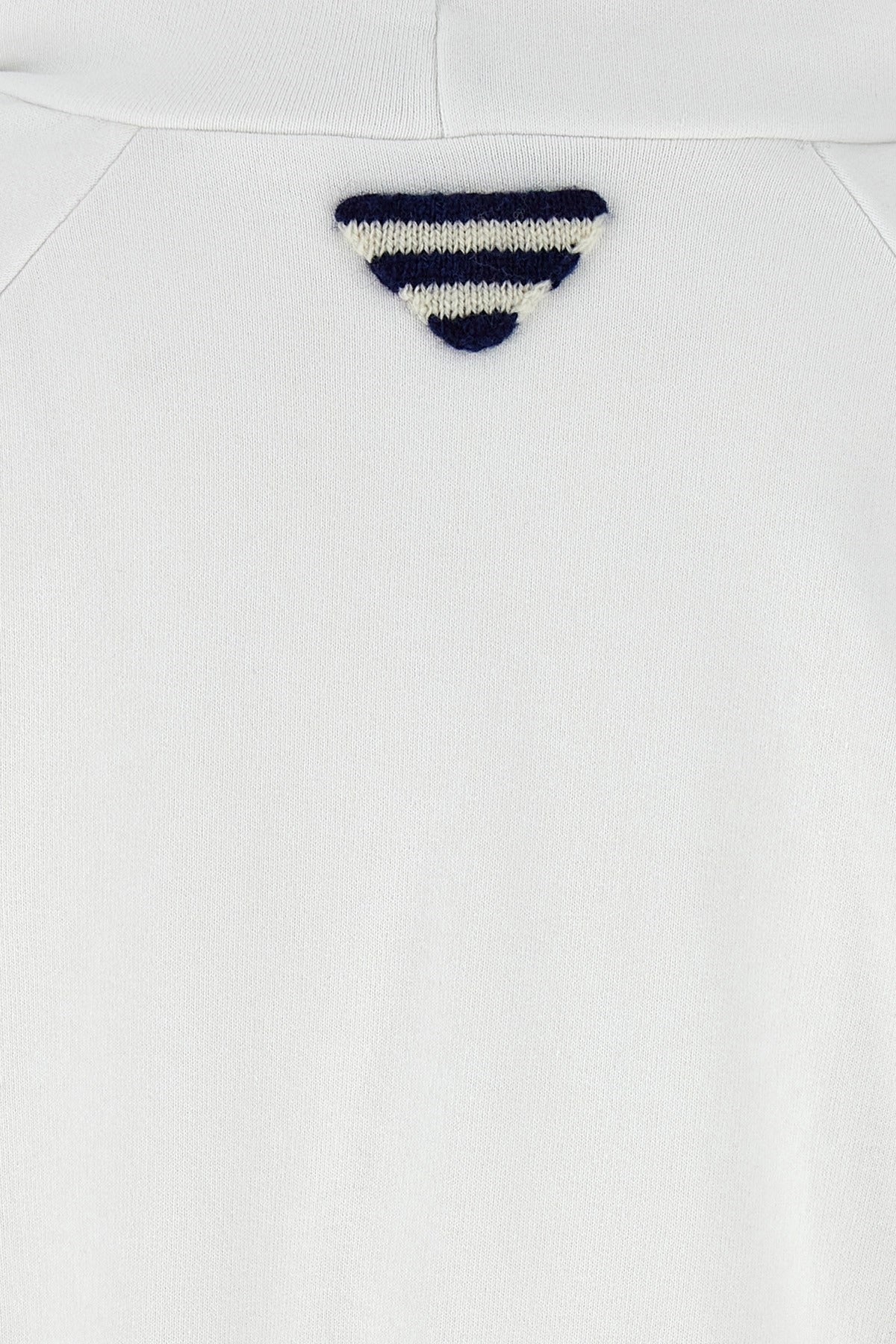 Prada Gauze Cotton Logo Hoodie