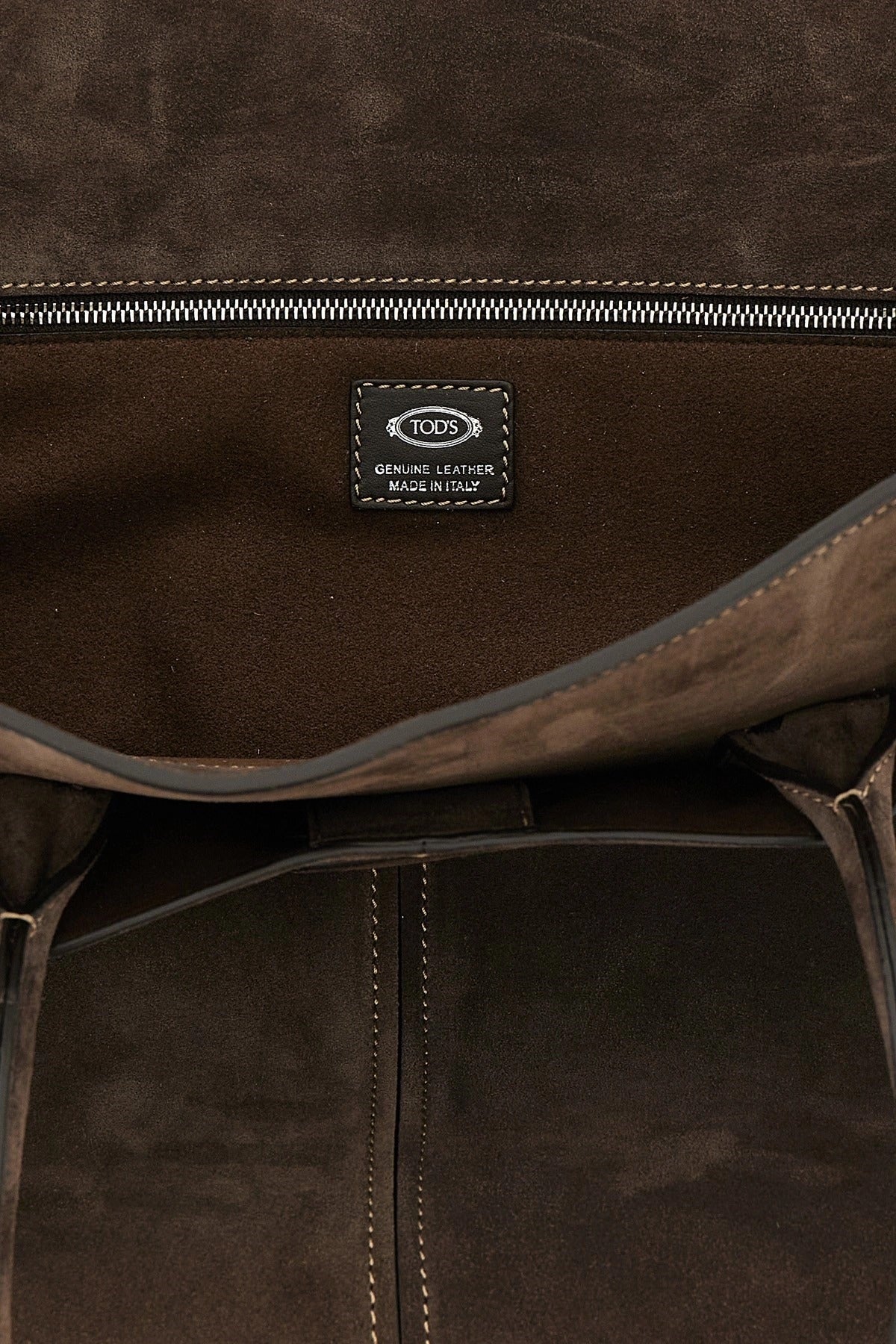 Tod's Medium Suede Shopping Bag