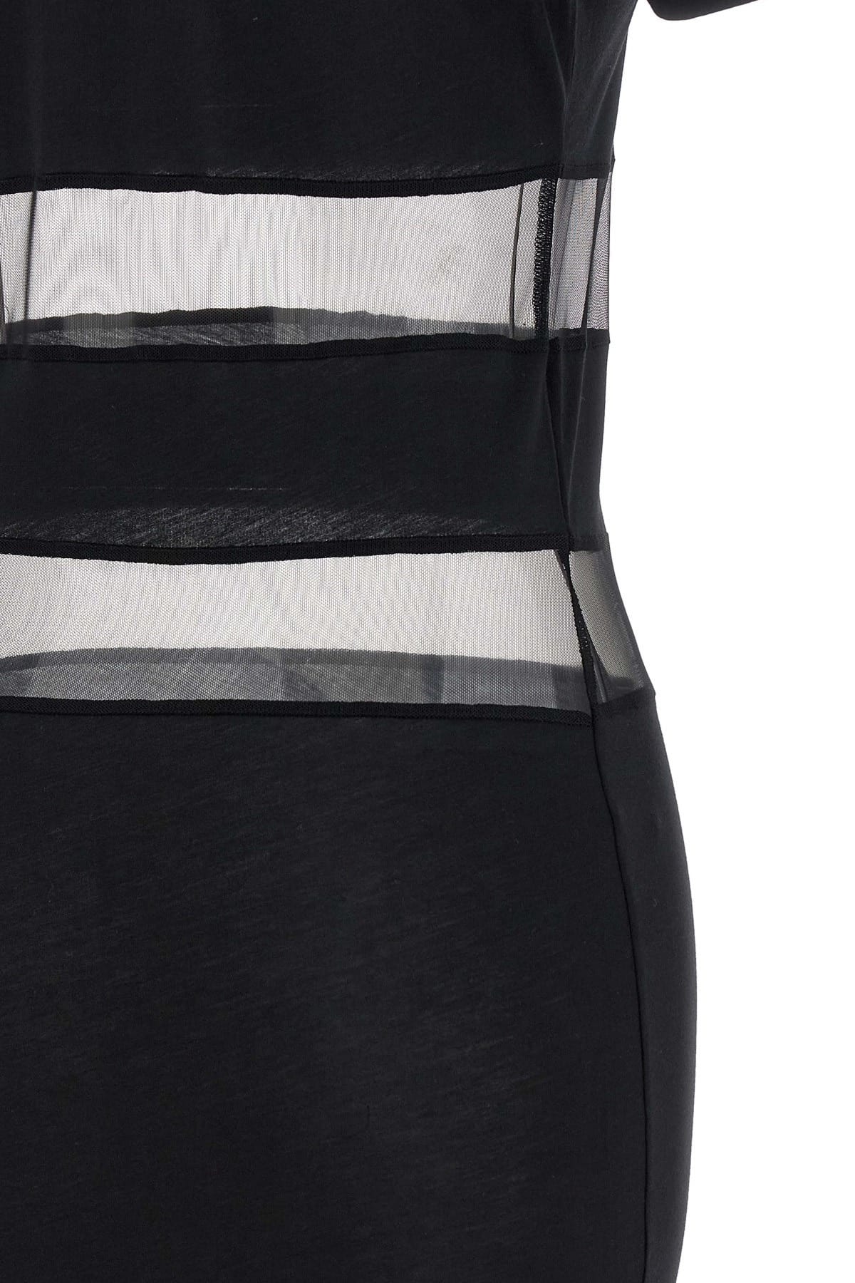 Coperni Gestreiftes Transparentes Polokleid
