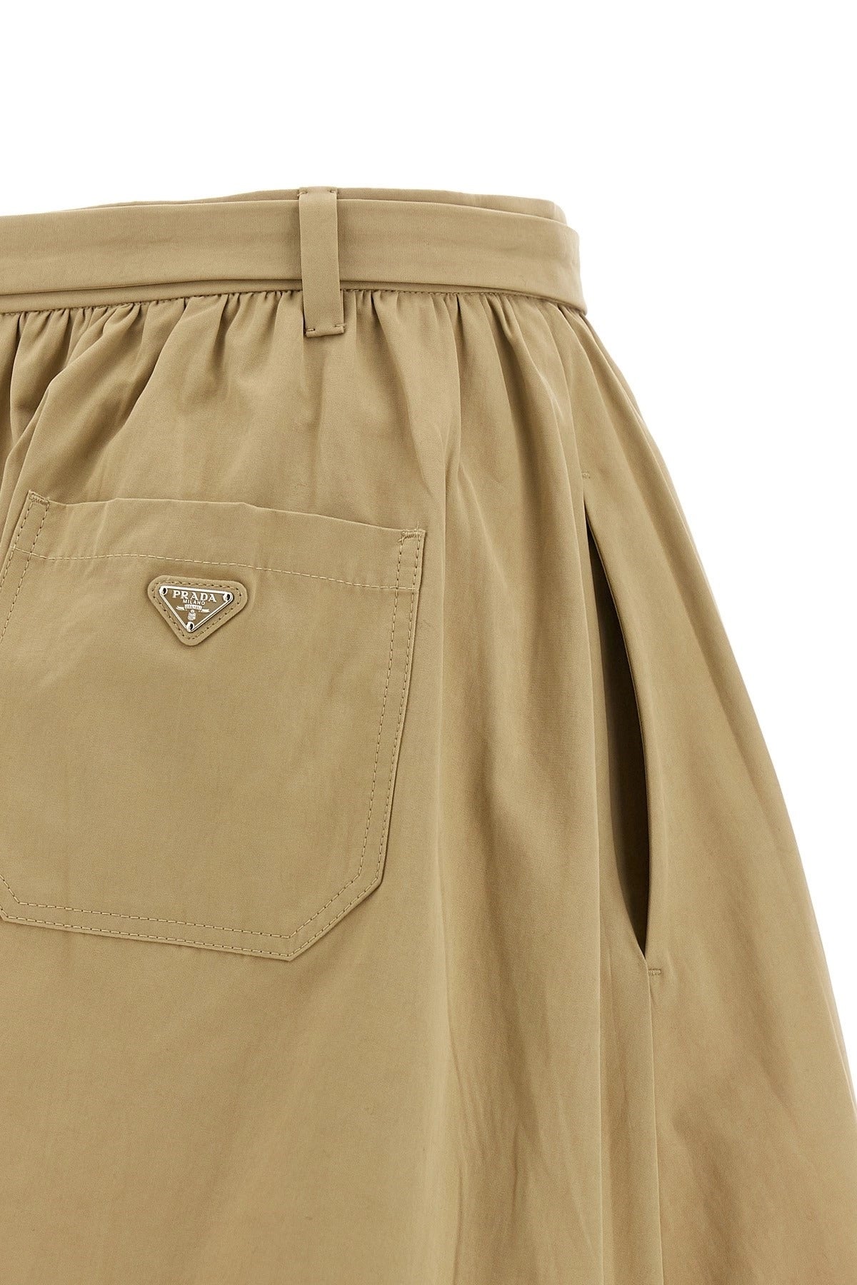 Prada Panama Old Cotton Skirt
