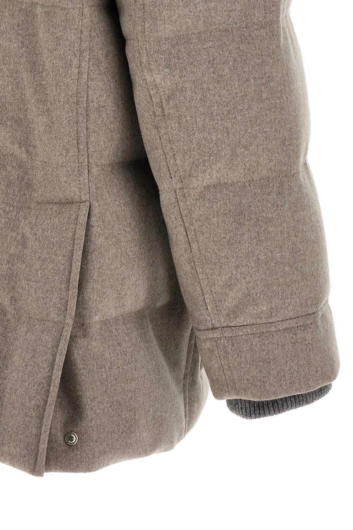 Brunello Cucinelli Wool Flannel Parka